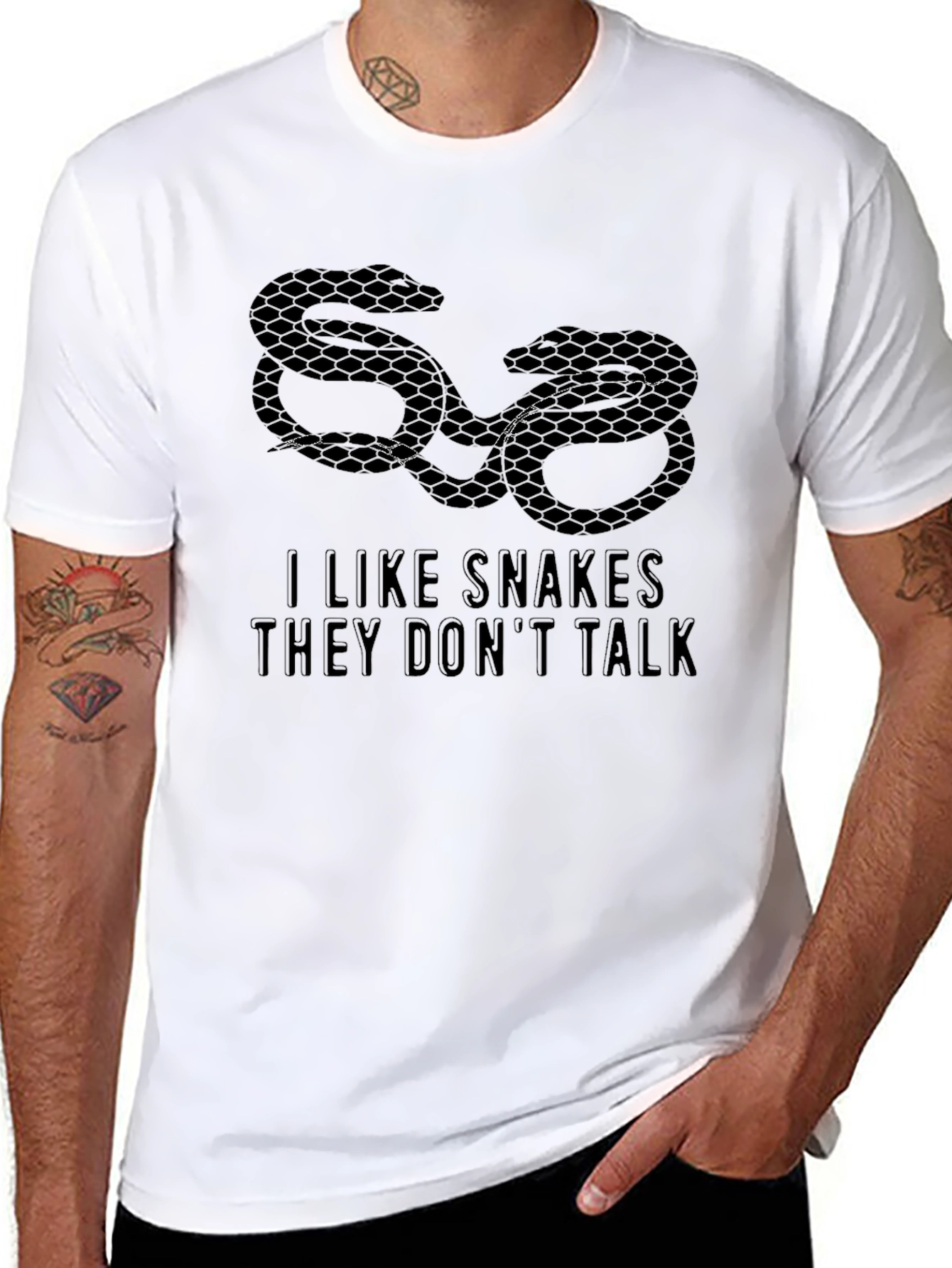 I Like Snakes They Dont Talk T-Shirt