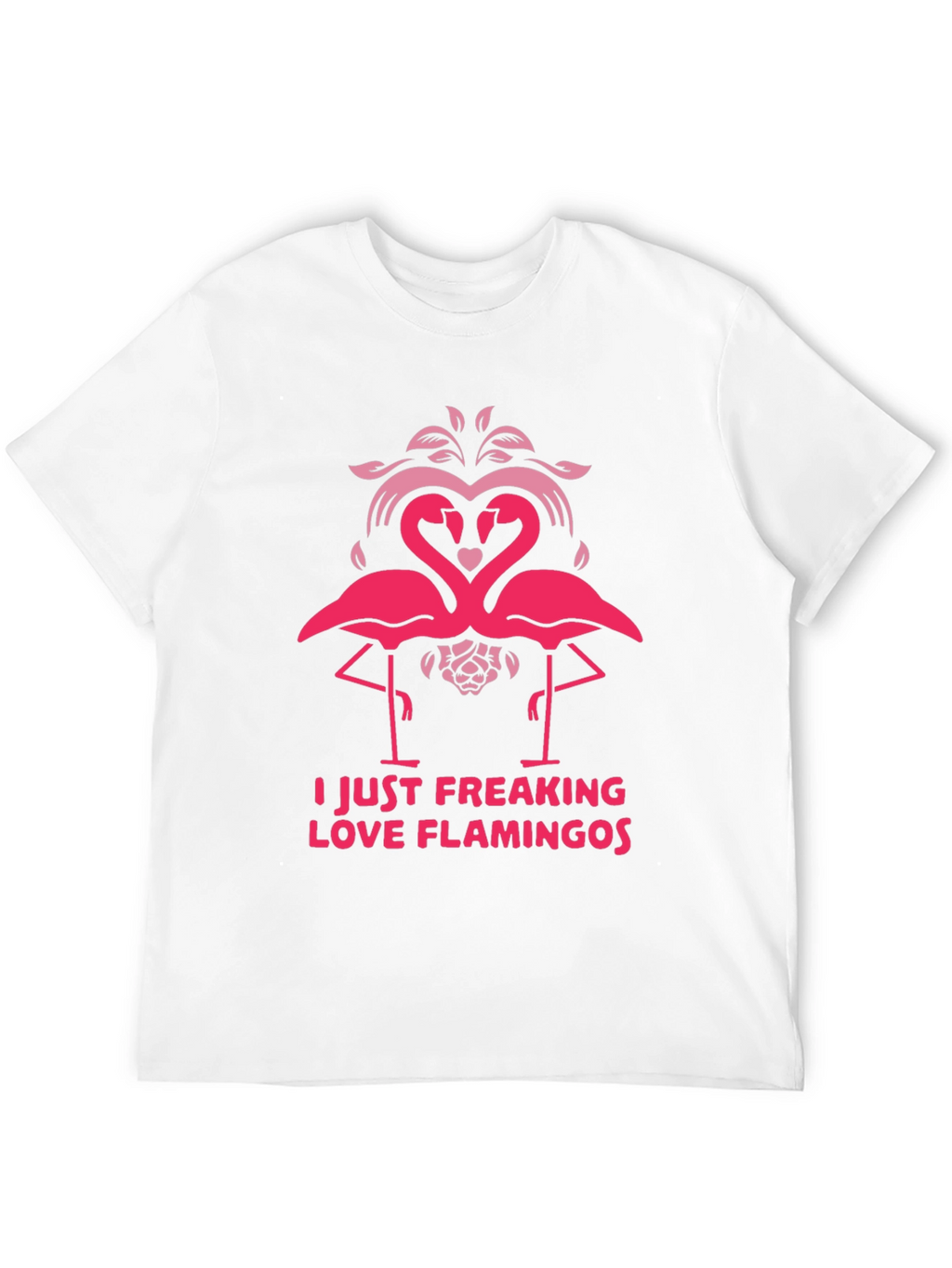 I Love Flamingos Graphic T-Shirt - Fun & Stylish