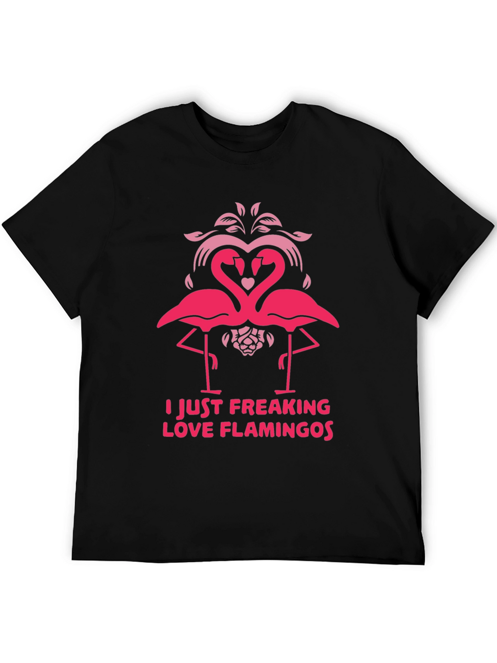 I Love Flamingos Graphic T-Shirt - Fun & Stylish