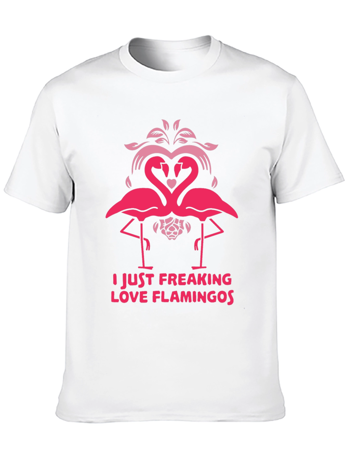 I Love Flamingos Graphic T-Shirt - Fun & Stylish