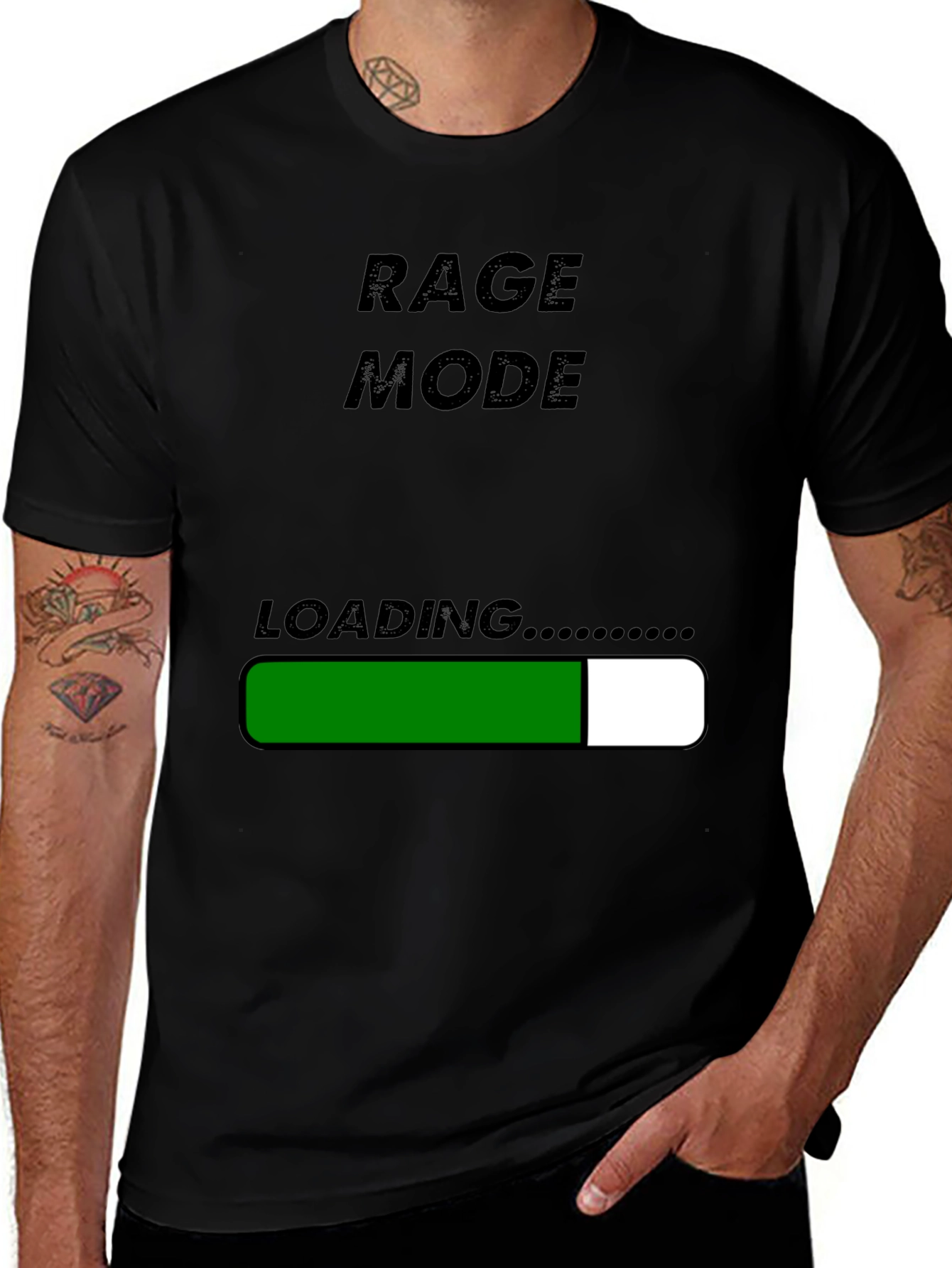Rage Mode Loading Graphic Tee
