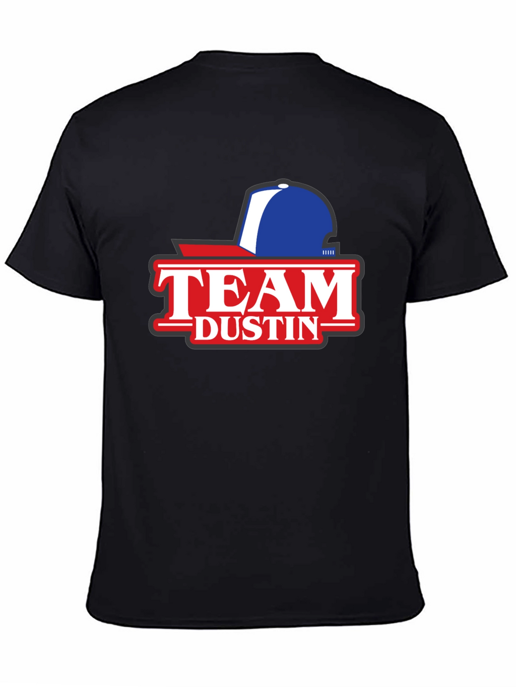 Team Dustin Baseball Cap Graphic T-Shirt