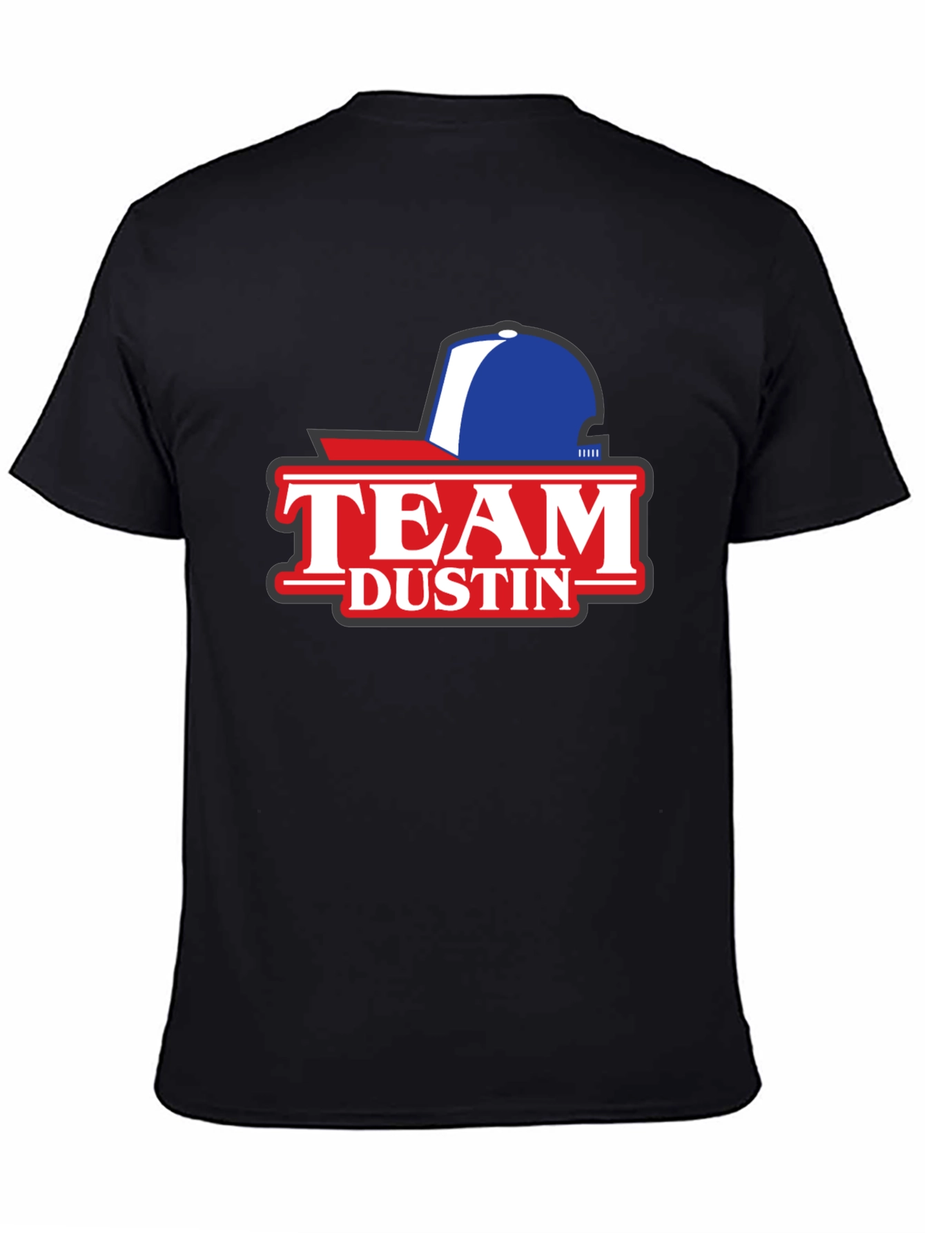 Team Dustin Baseball Cap Graphic T-Shirt