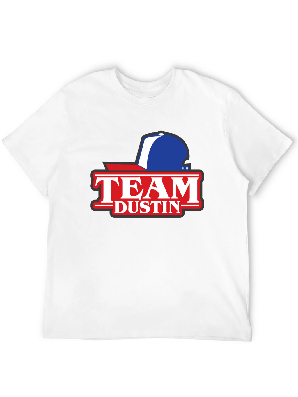 Team Dustin Baseball Cap Graphic T-Shirt