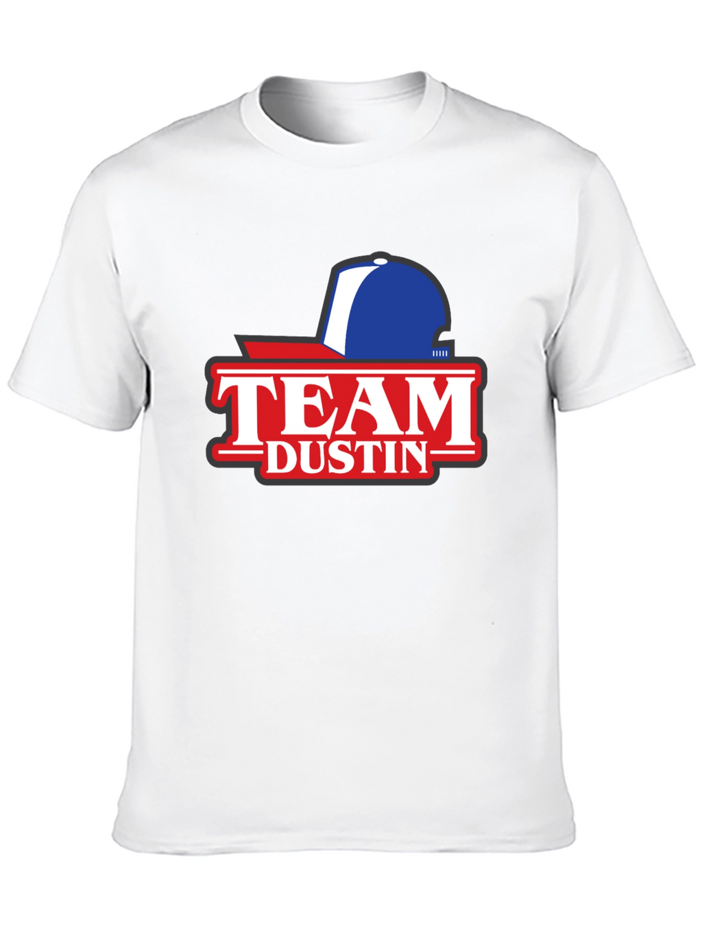 Team Dustin Baseball Cap Graphic T-Shirt