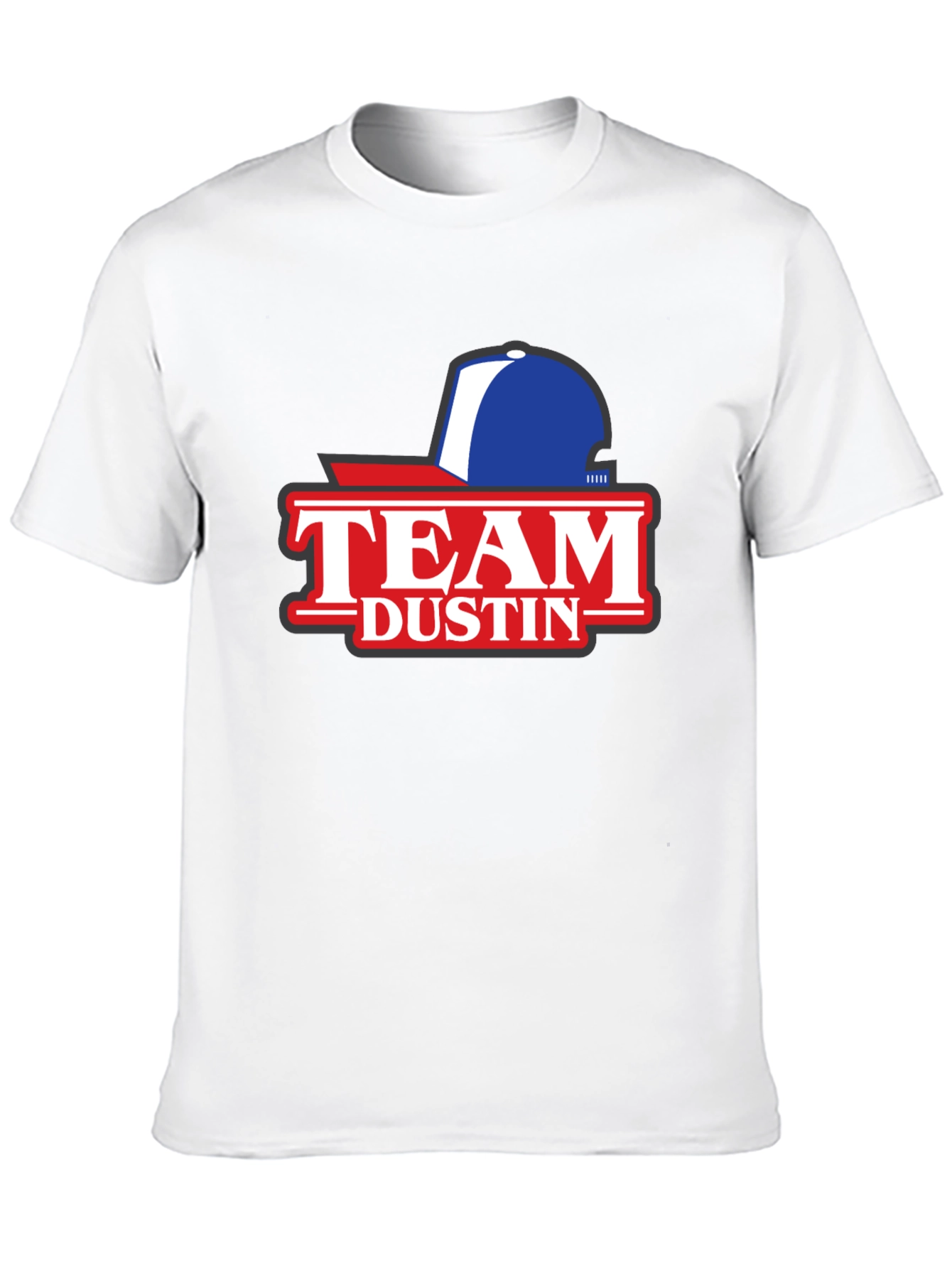 Team Dustin Baseball Cap Graphic T-Shirt