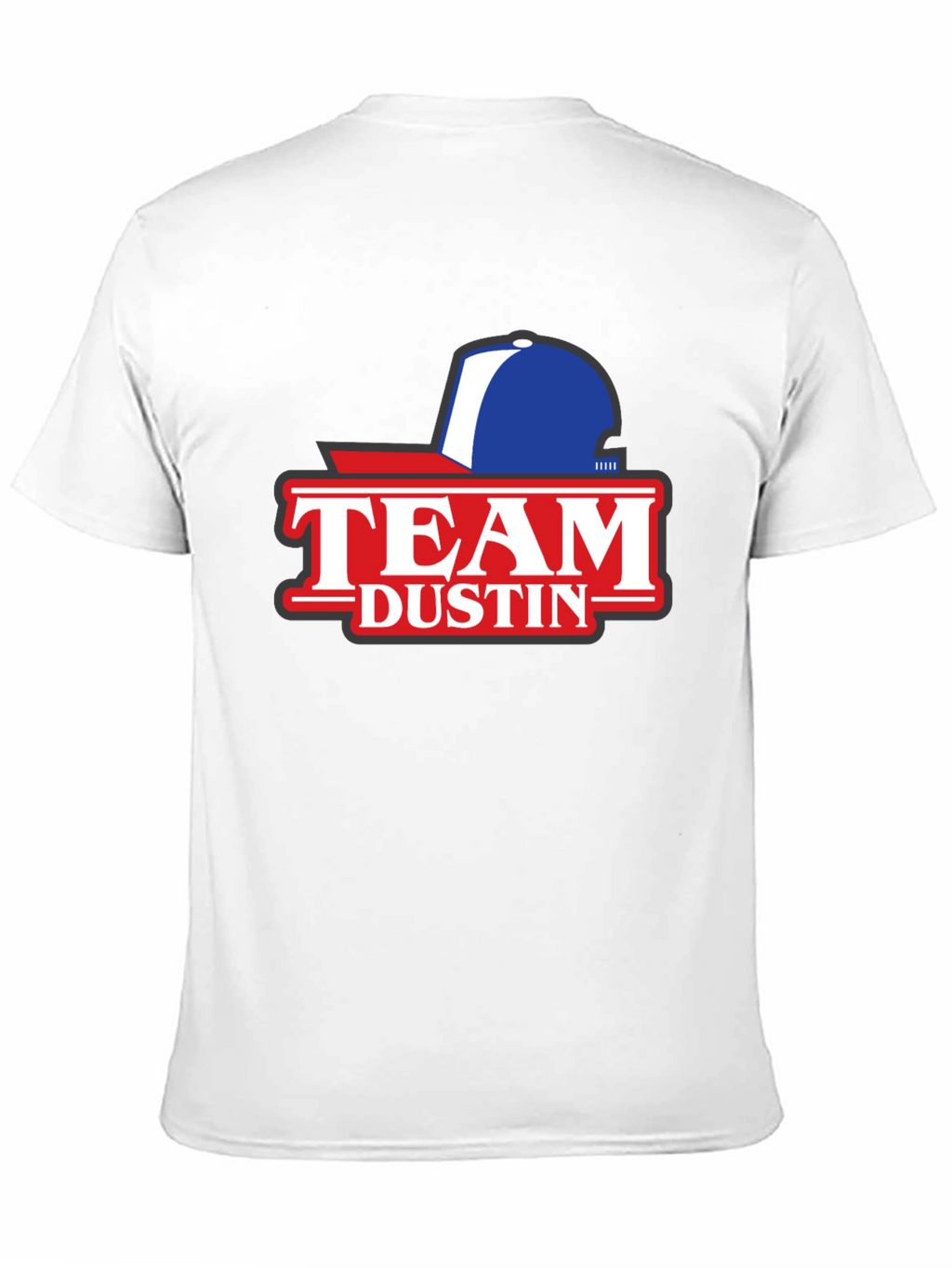 Team Dustin Baseball Cap Graphic T-Shirt