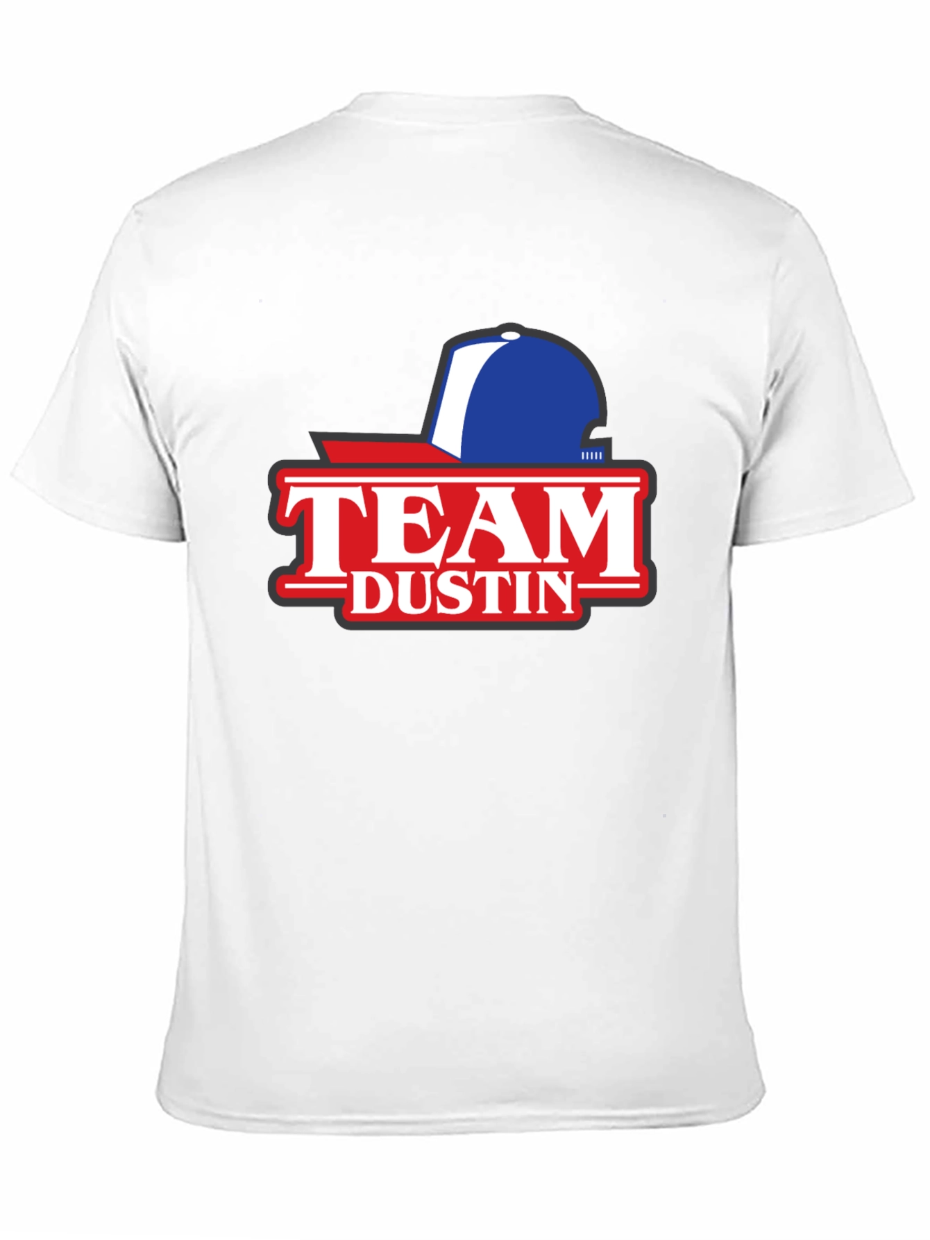 Team Dustin Baseball Cap Graphic T-Shirt