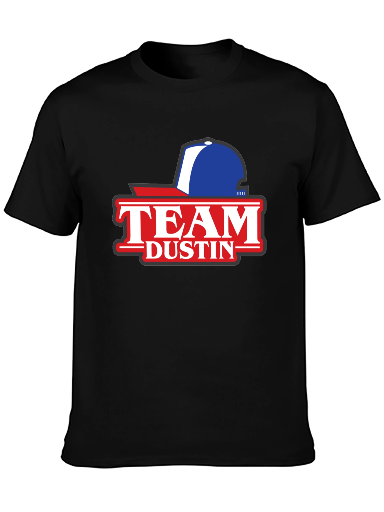 Team Dustin Baseball Cap Graphic T-Shirt