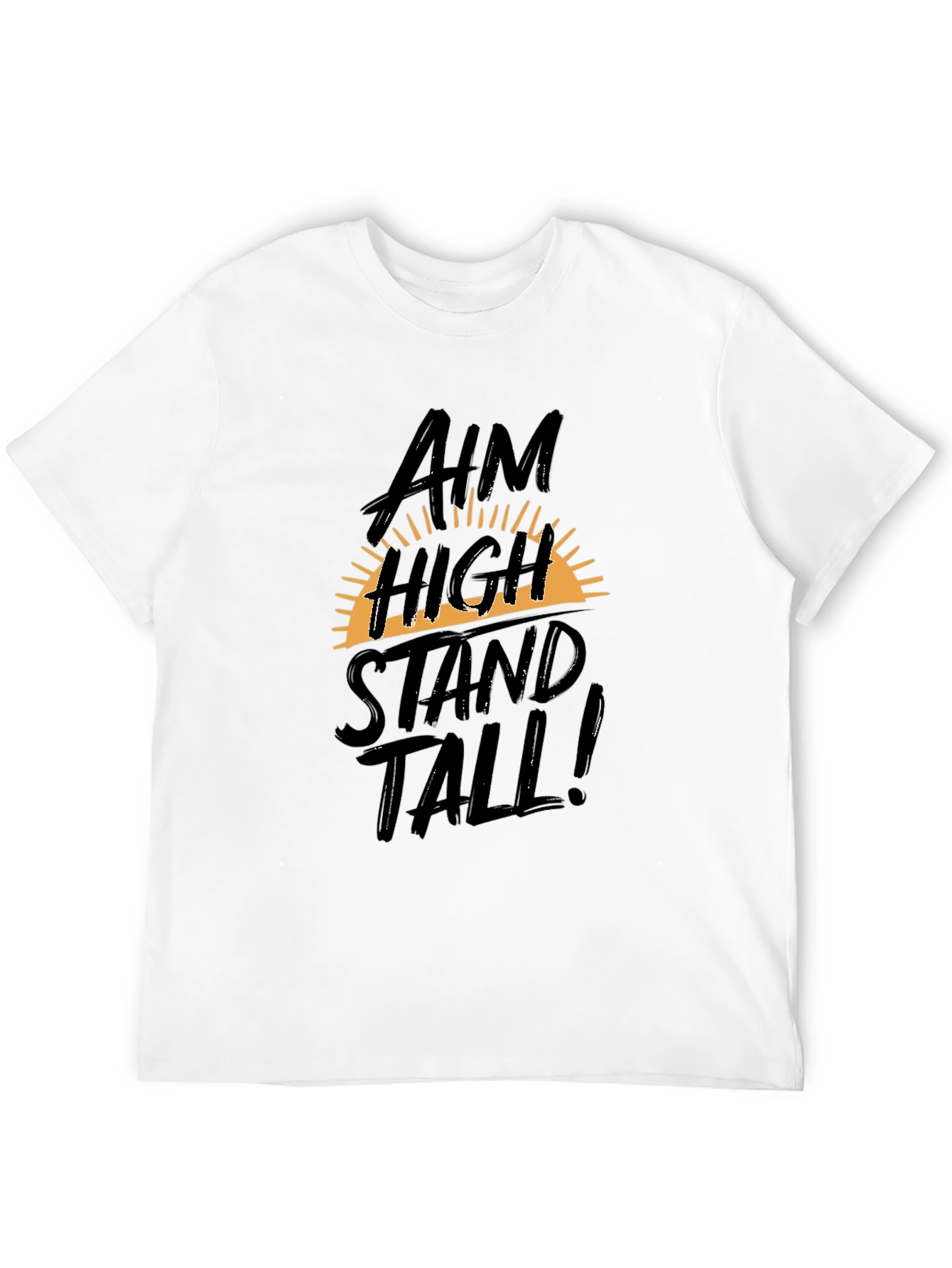 Aim High Stand Tall Mens Graphic Tee