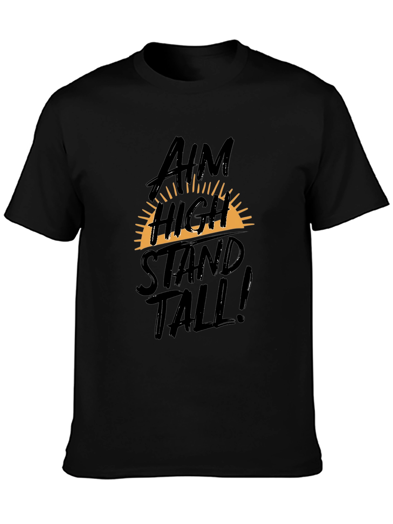 Aim High Stand Tall Mens Graphic Tee