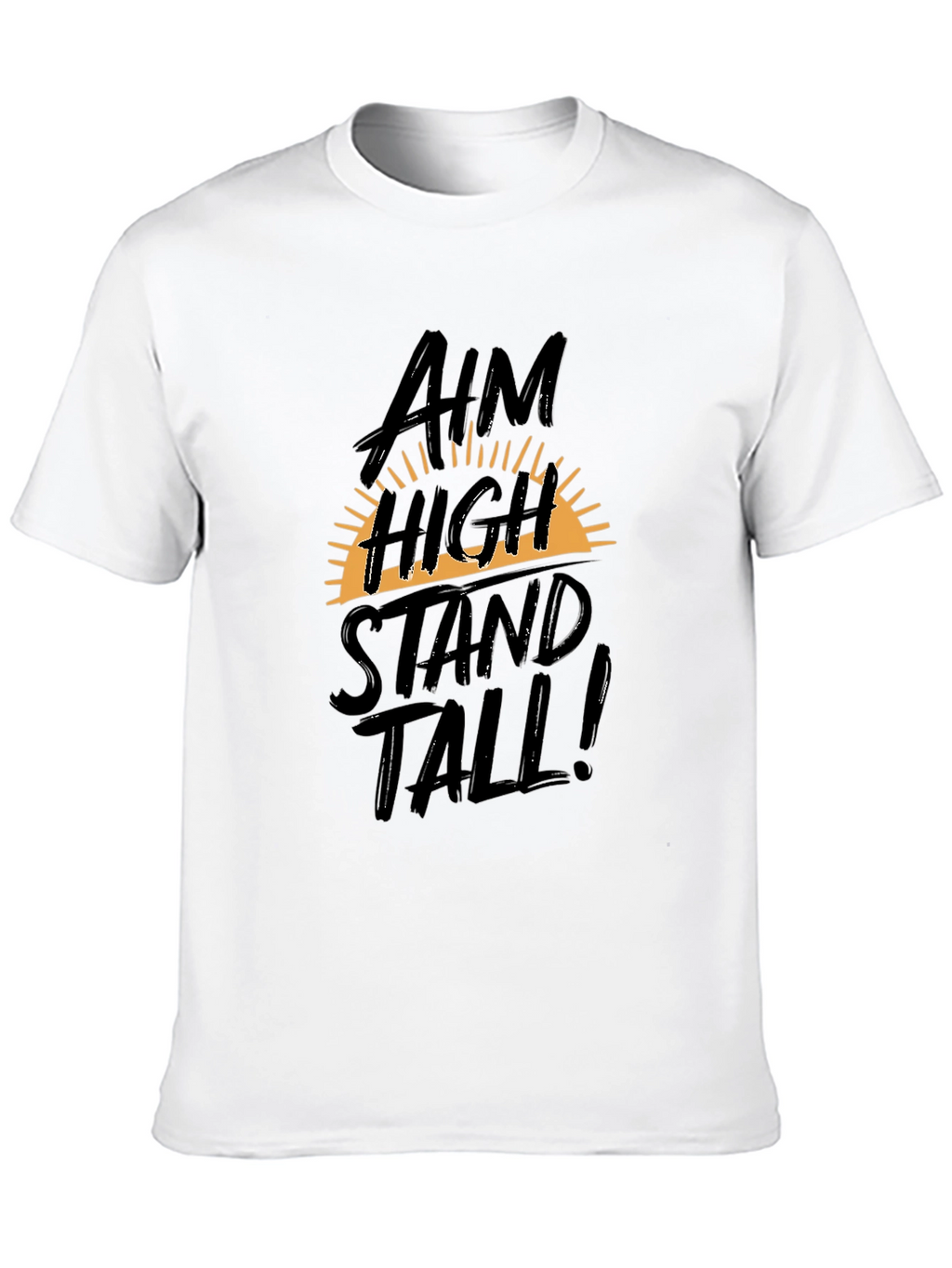 Aim High Stand Tall Mens Graphic Tee