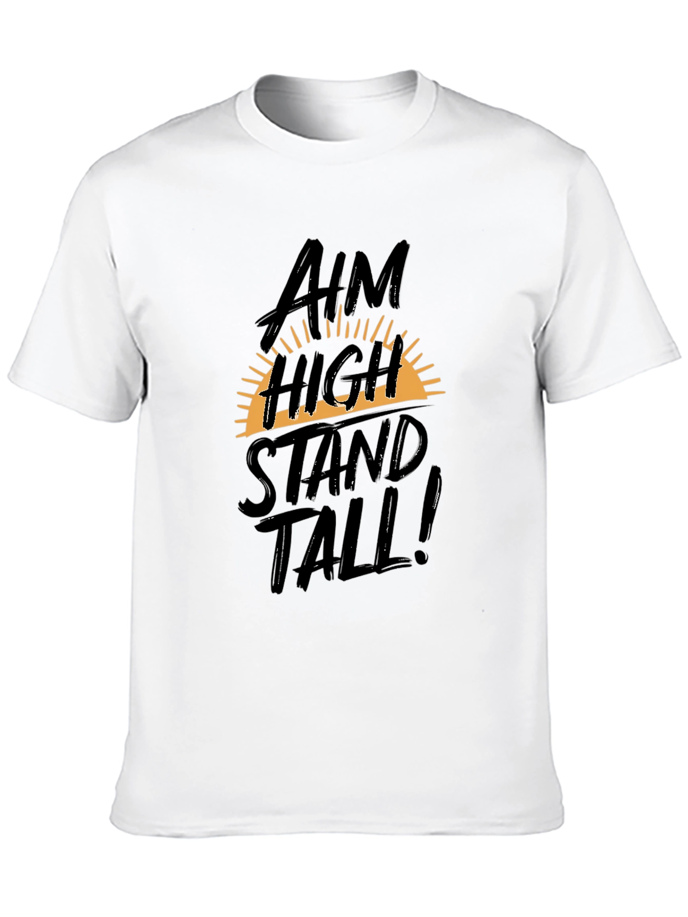 Aim High Stand Tall Mens Graphic Tee