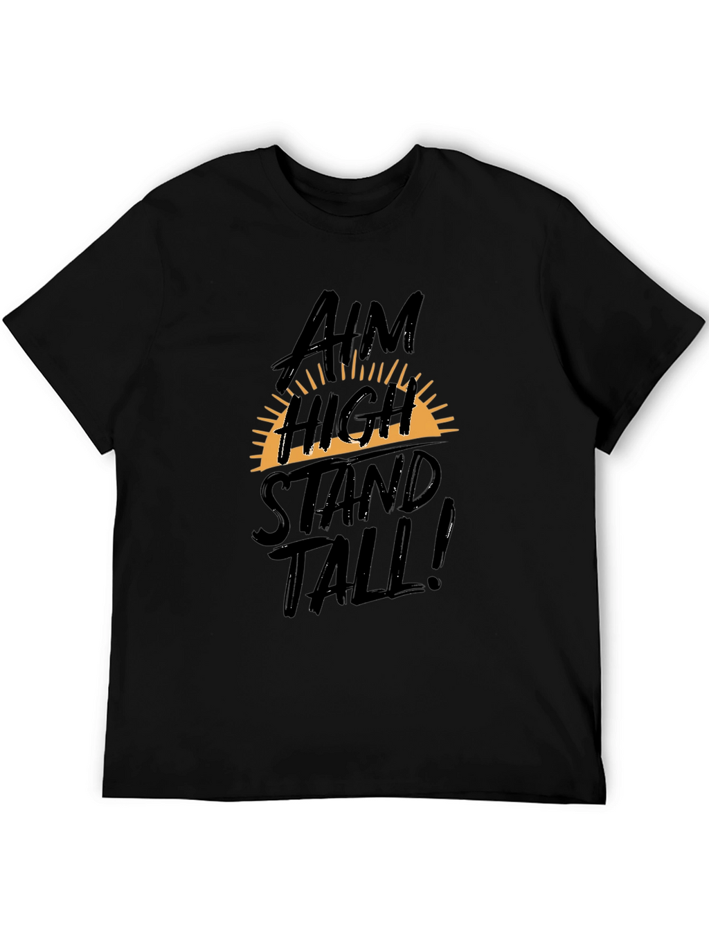 Aim High Stand Tall Mens Graphic Tee