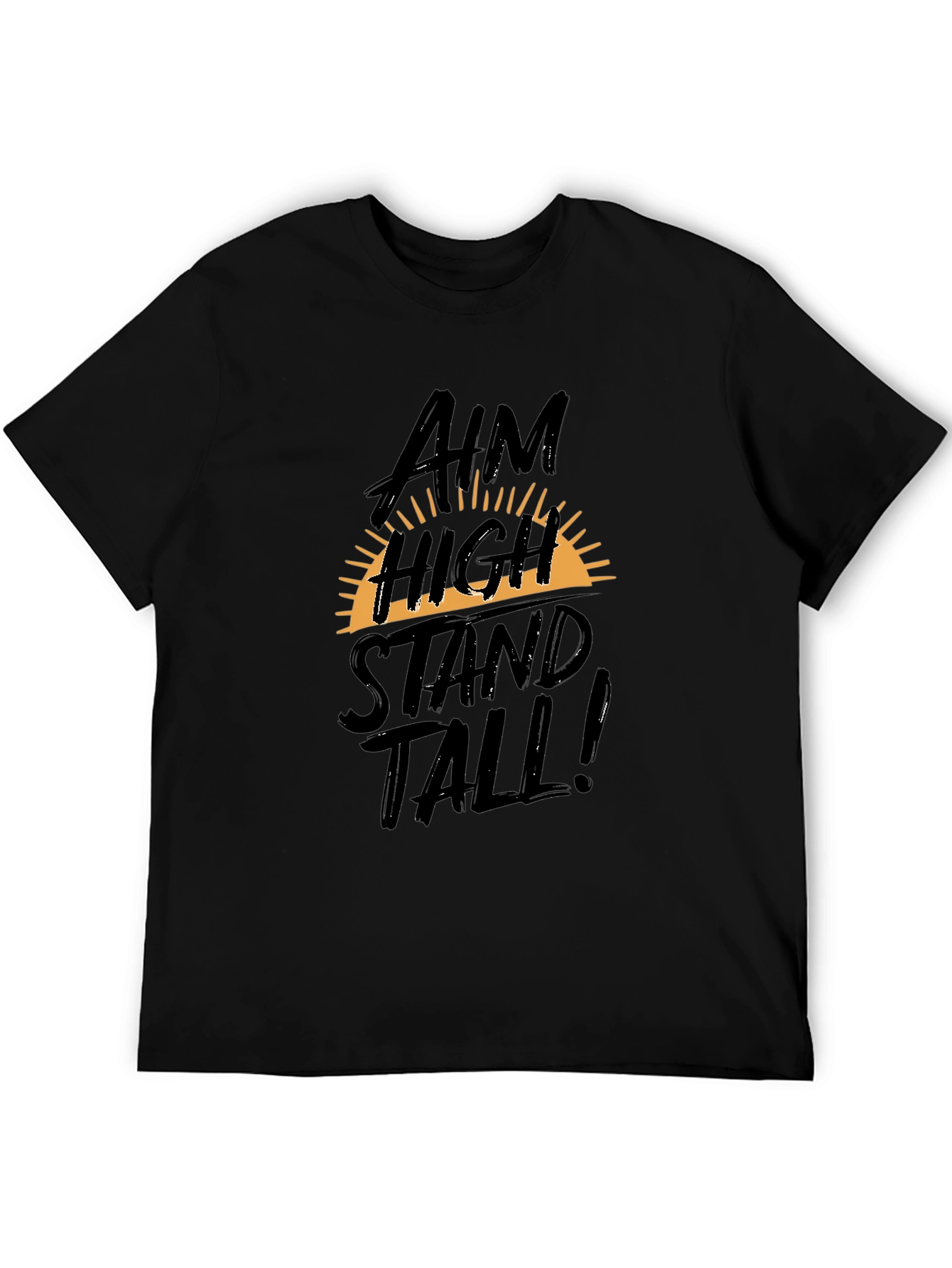 Aim High Stand Tall Mens Graphic Tee