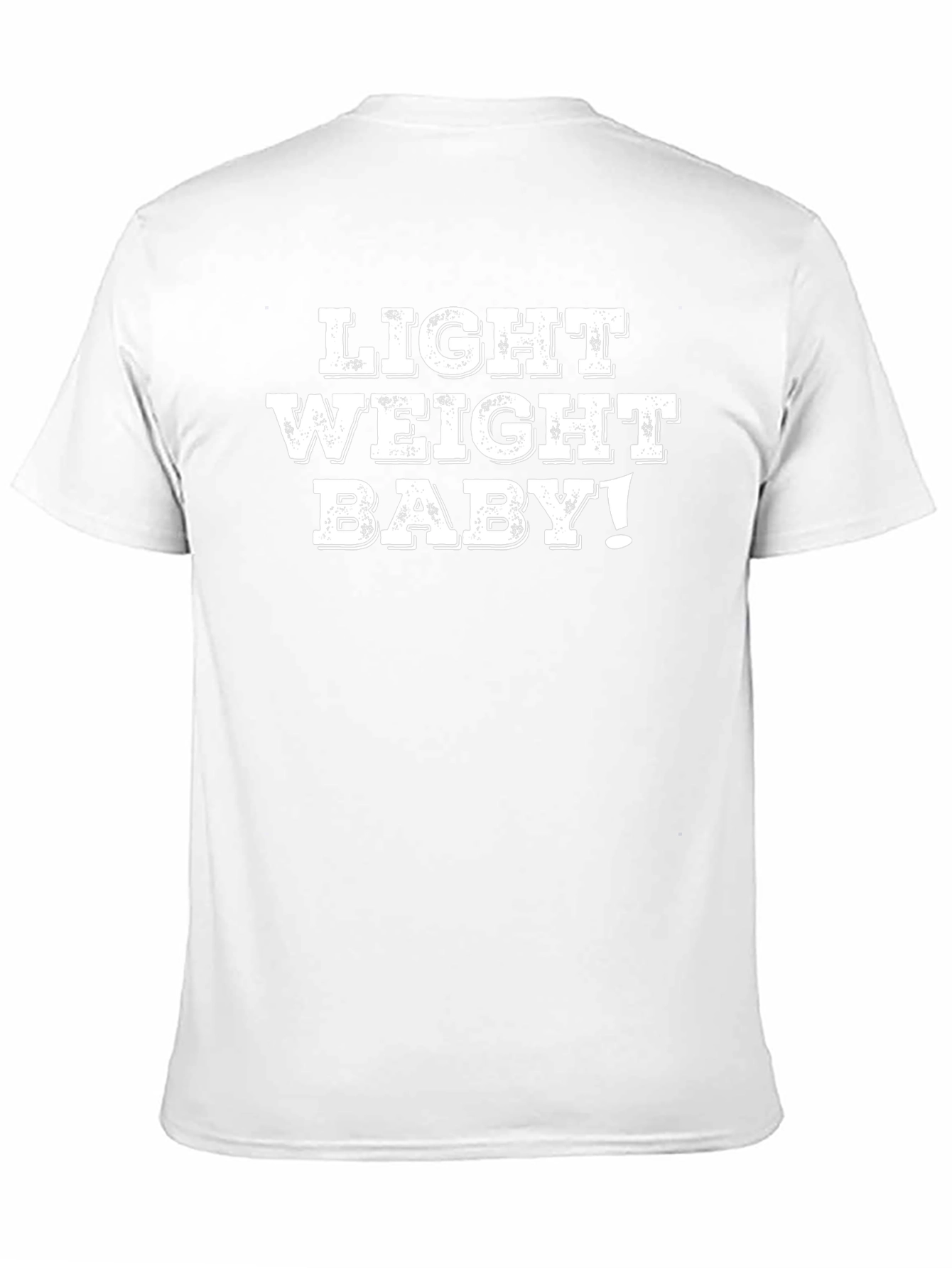 Light Weight Baby! Black Graphic T-Shirt