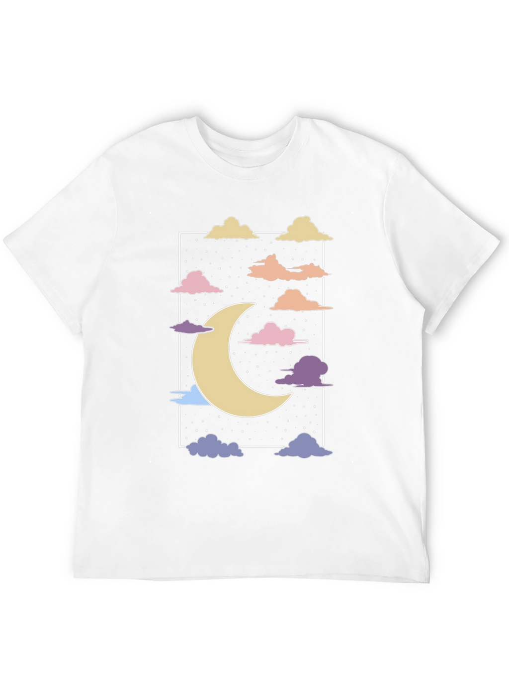 Dreamy Moon & Clouds Graphic Tee