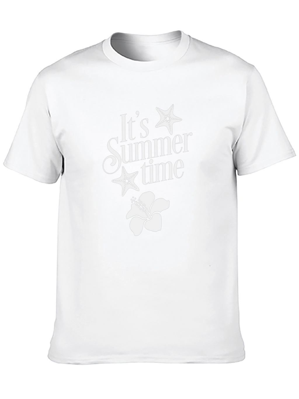 Summer Time Graphic Tee - Black Cotton T-Shirt