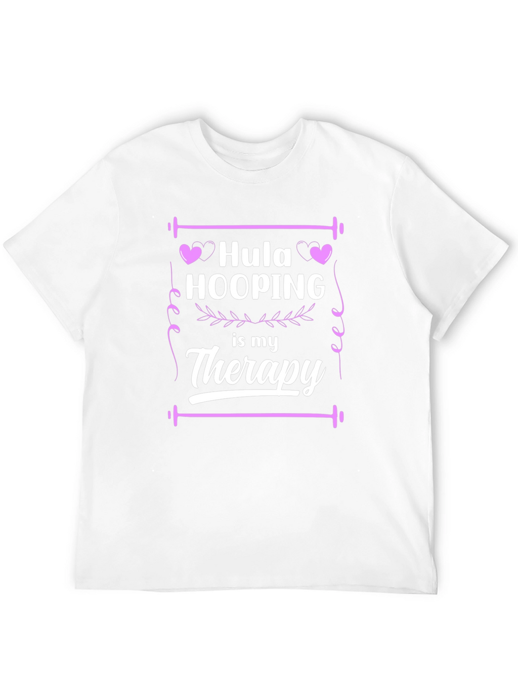 Hula Hooping is My Therapy Black T-Shirt