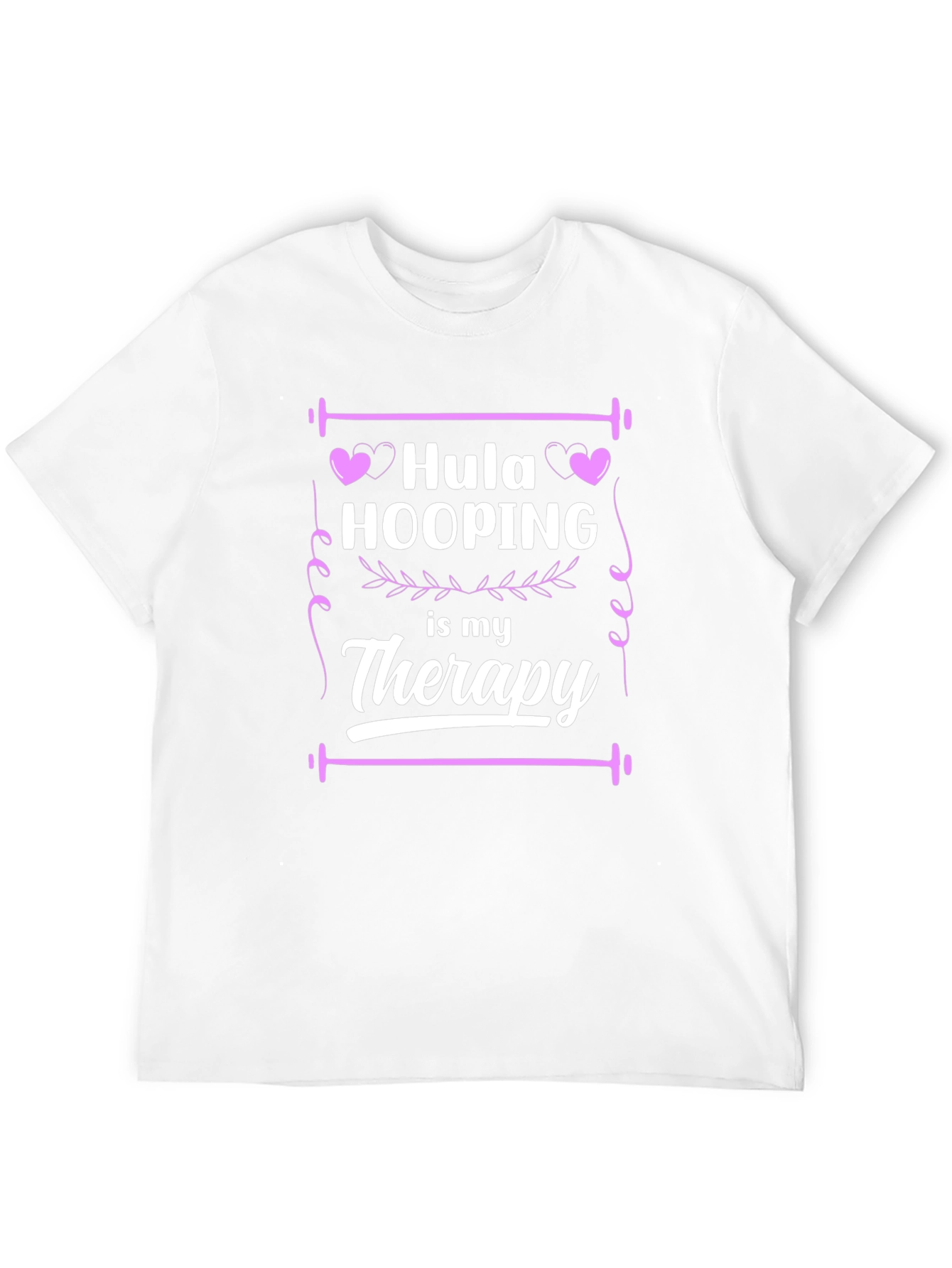 Hula Hooping is My Therapy Black T-Shirt