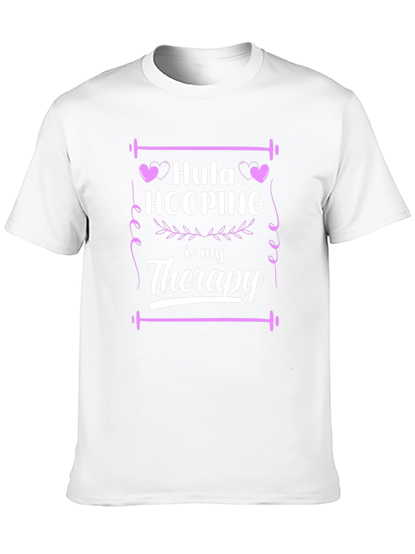 Hula Hooping is My Therapy Black T-Shirt