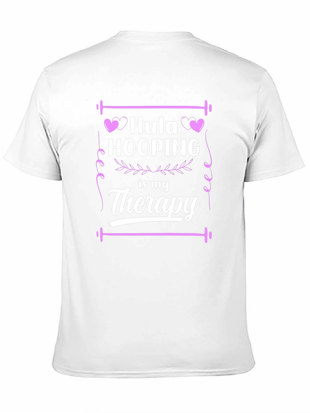 Hula Hooping is My Therapy Black T-Shirt