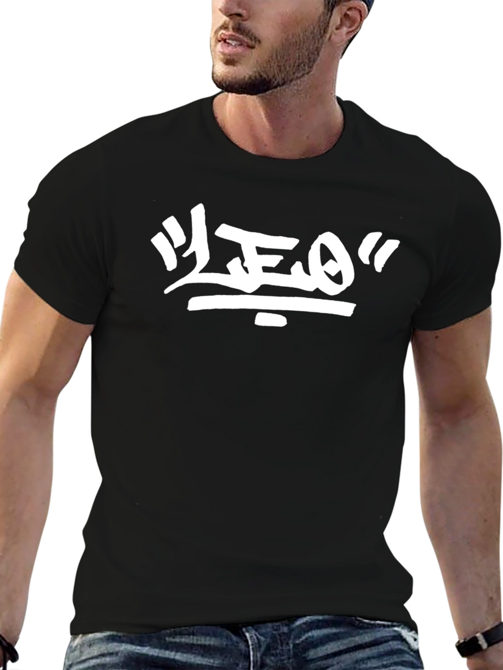 Urban LEO Graphic Tee - Black