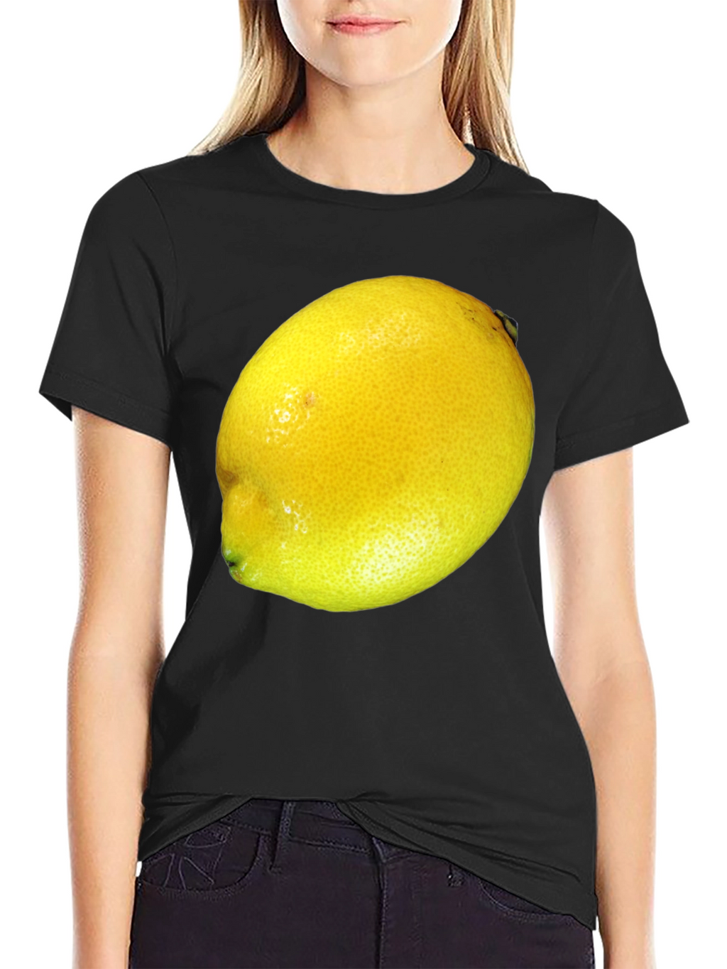 Lemon Graphic T-Shirt - Bold Fruit Design
