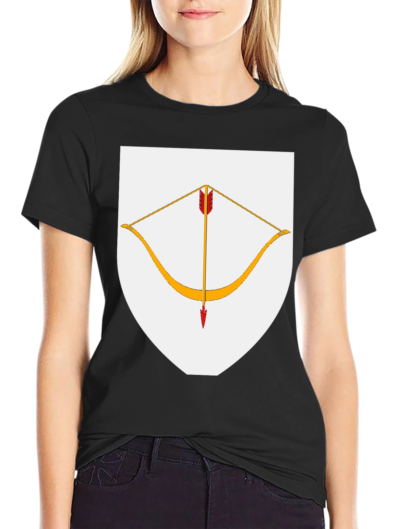 Archer Shield Graphic Tee - Black