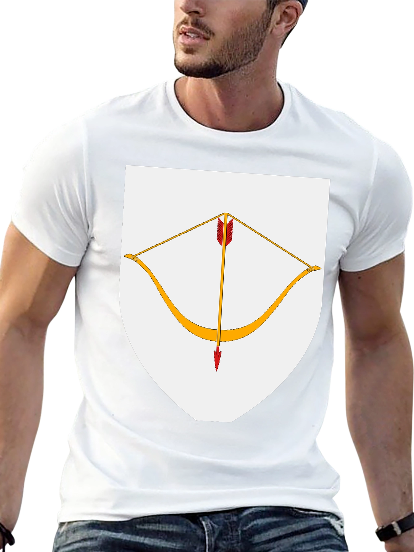 Archer Shield Graphic Tee - Black