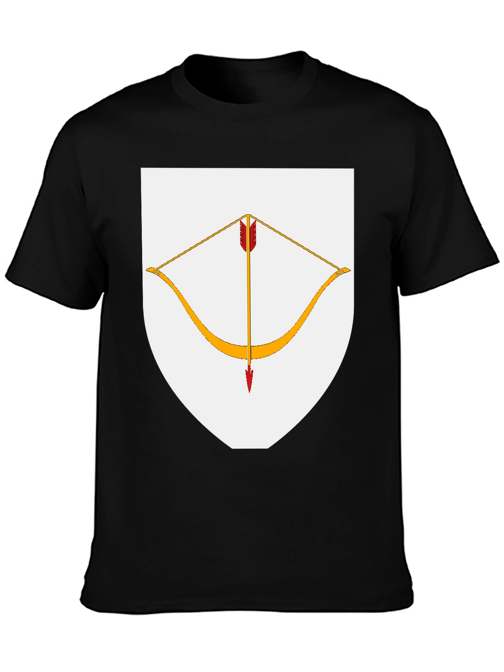 Archer Shield Graphic Tee - Black