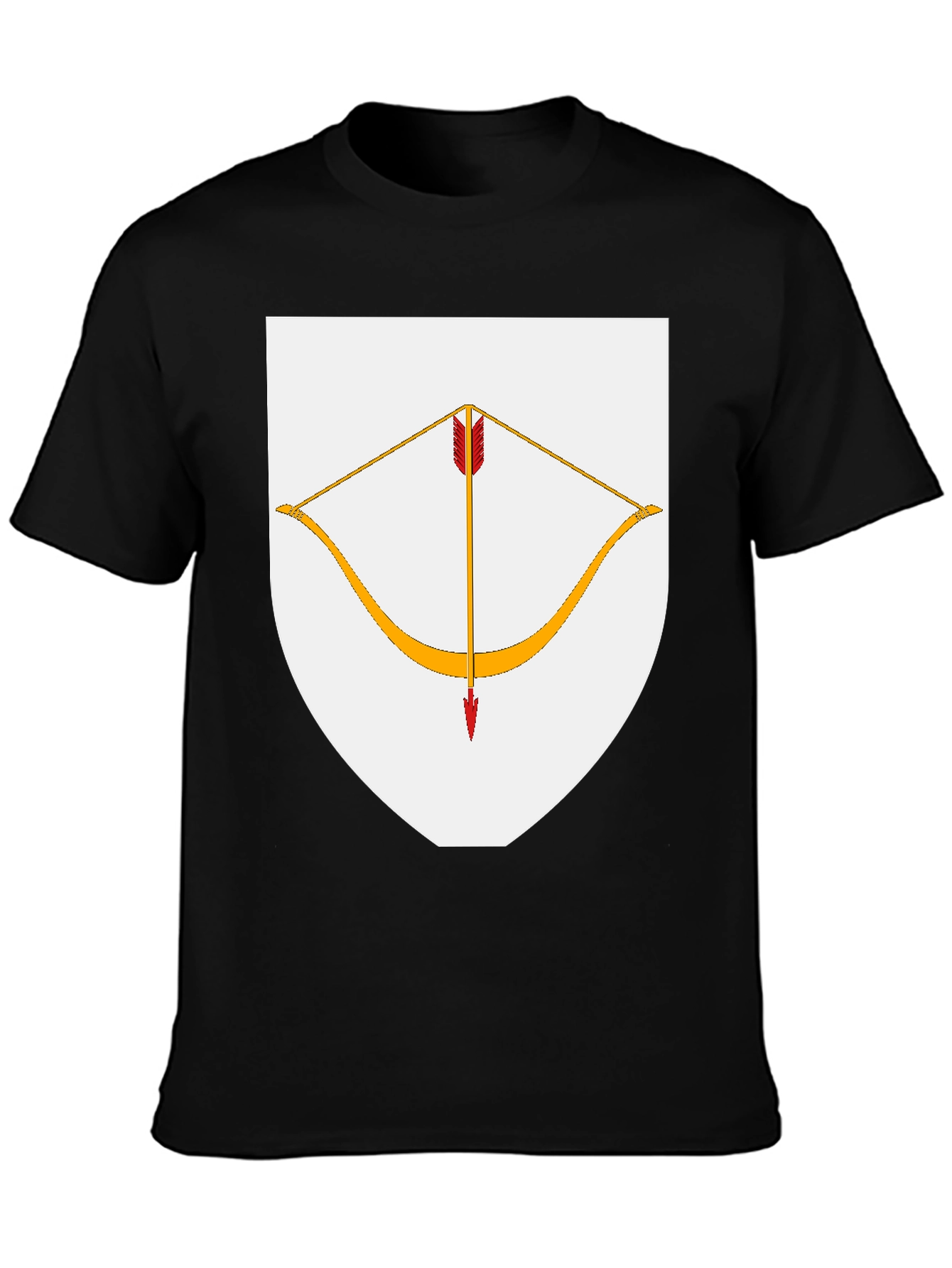Archer Shield Graphic Tee - Black
