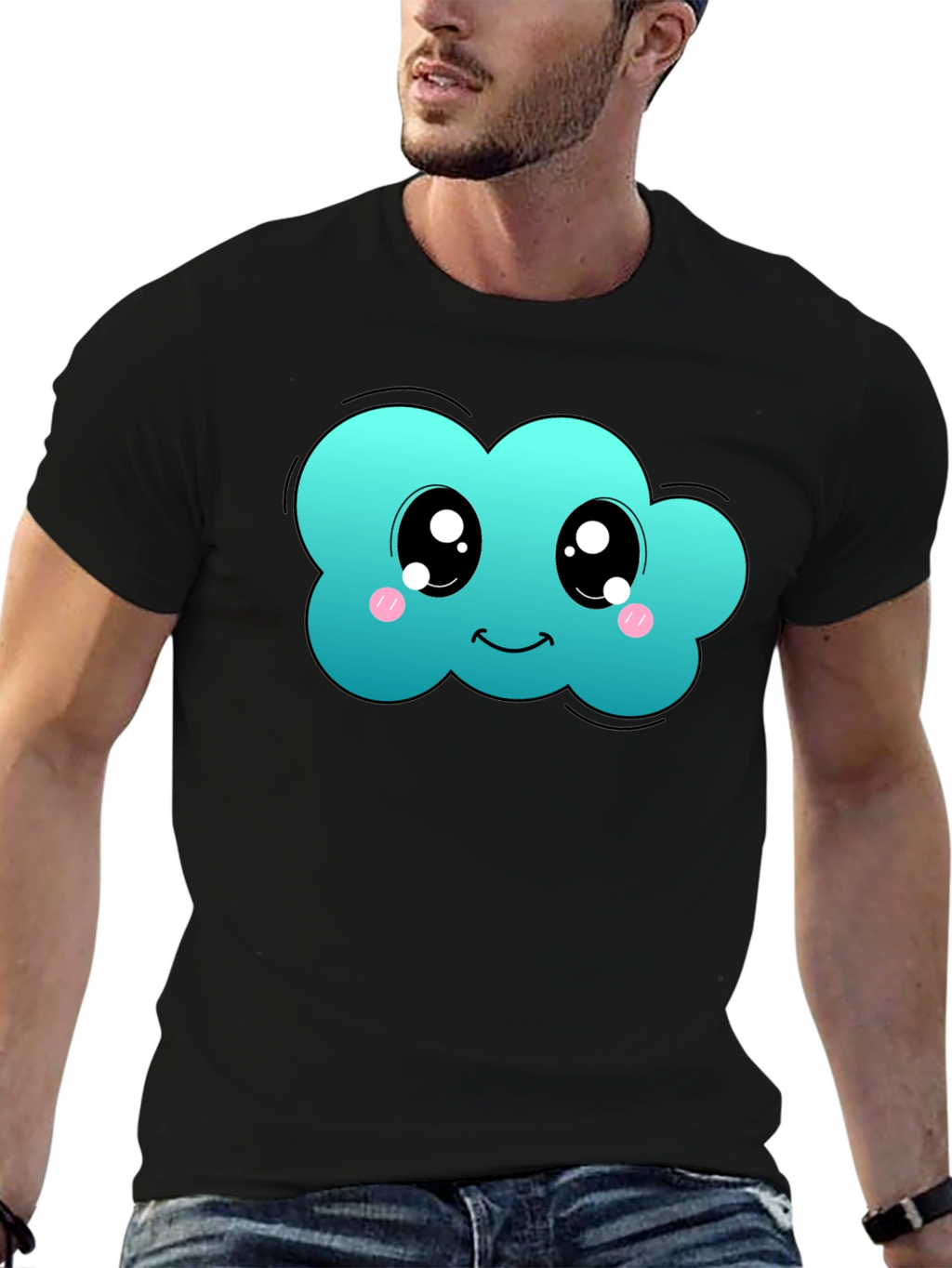 Cute Cloud T-Shirt - Kawaii Style