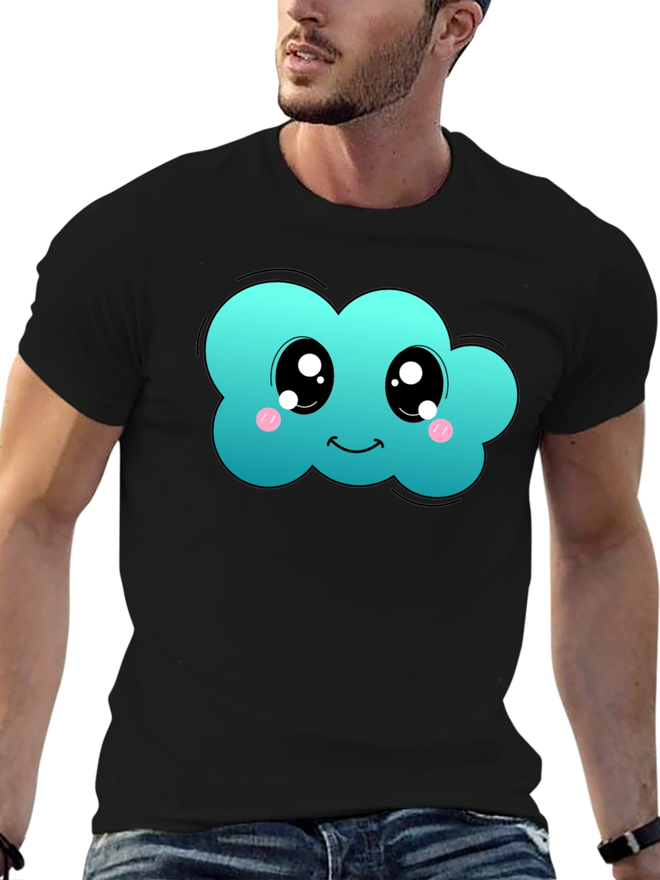 Cute Cloud T-Shirt - Kawaii Style