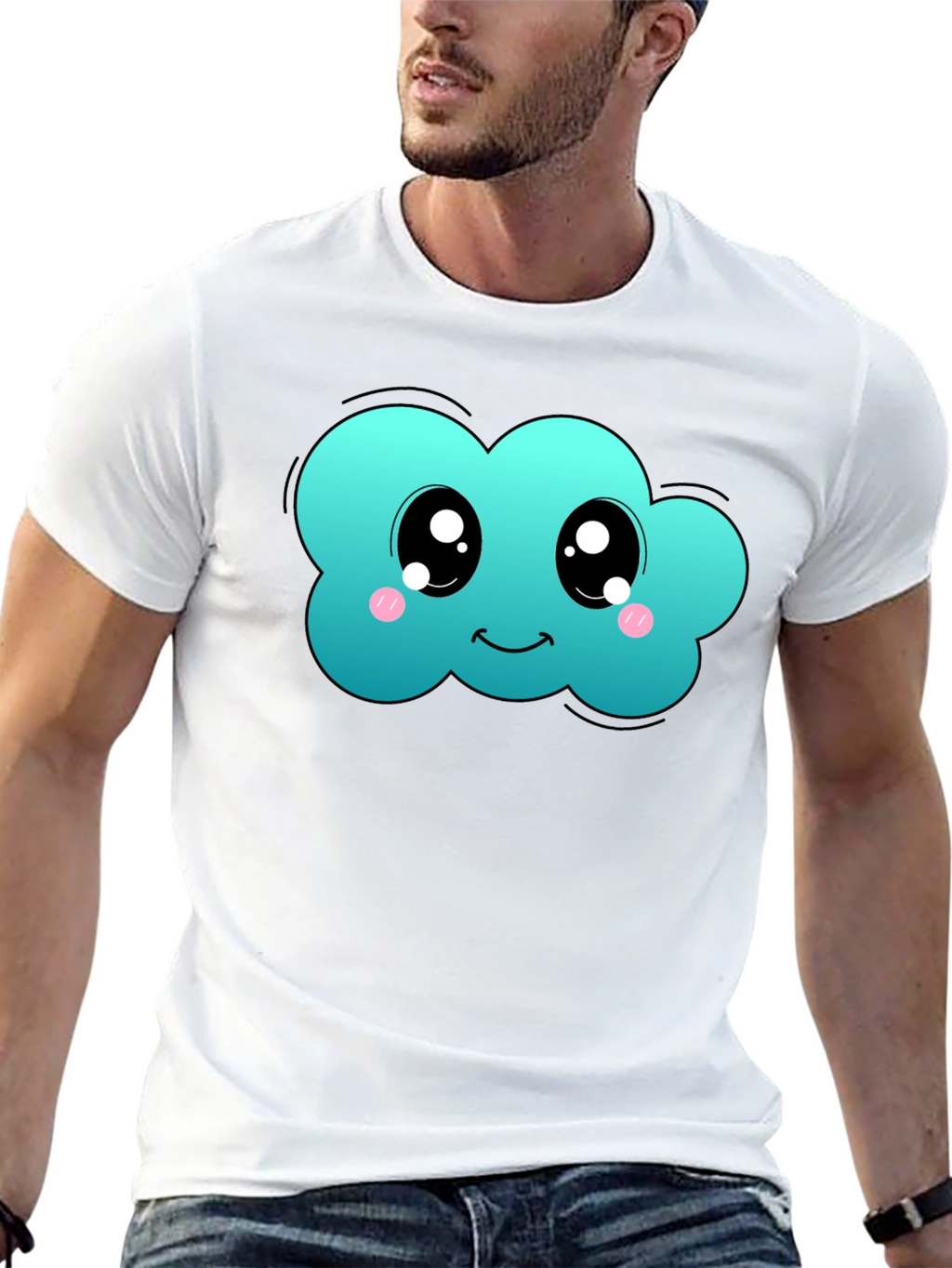 Cute Cloud T-Shirt - Kawaii Style