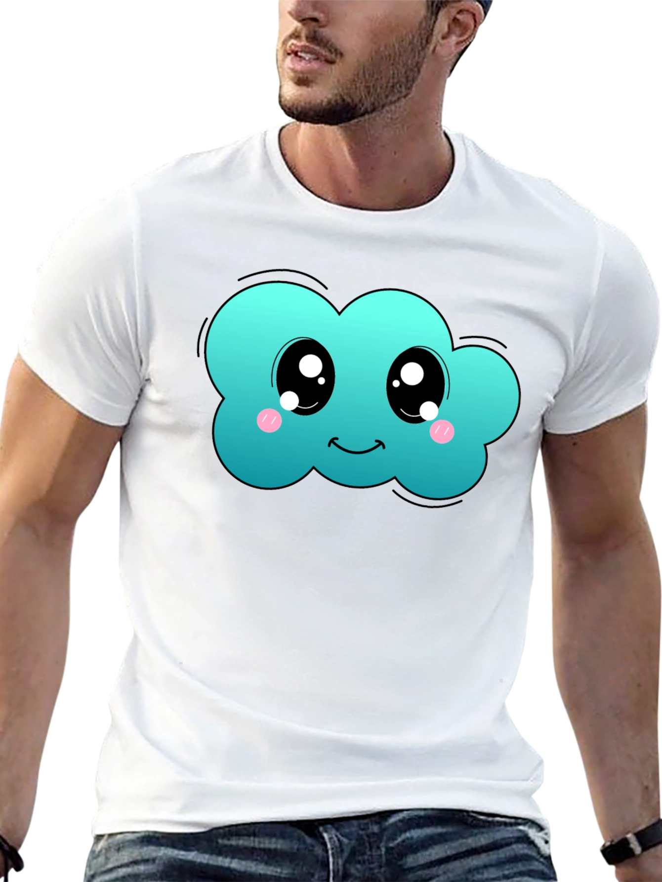 Cute Cloud T-Shirt - Kawaii Style
