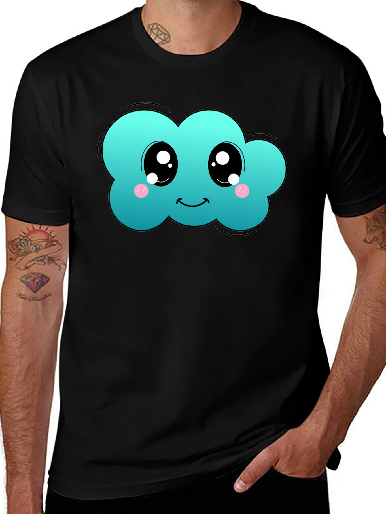 Cute Cloud T-Shirt - Kawaii Style