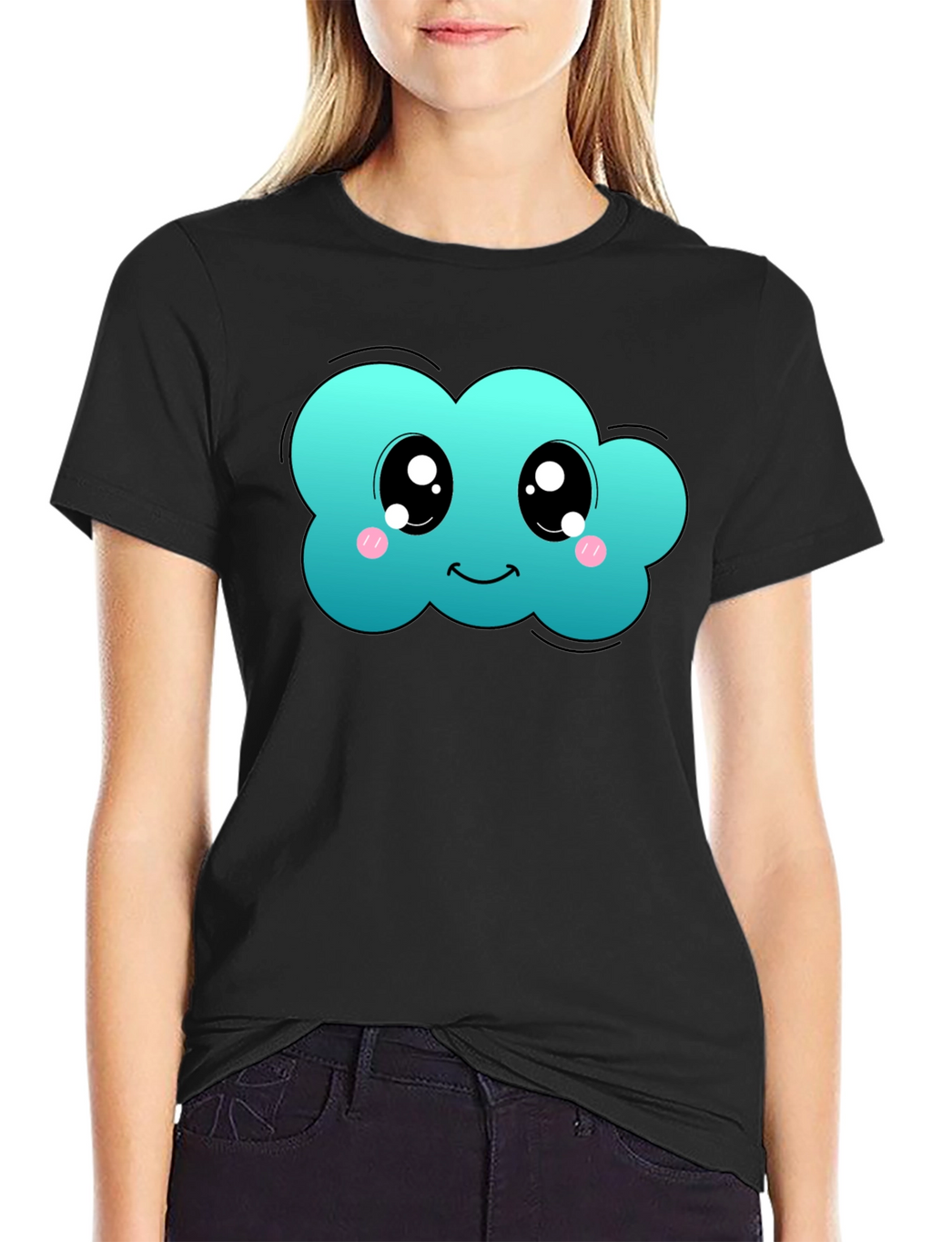 Cute Cloud T-Shirt - Kawaii Style