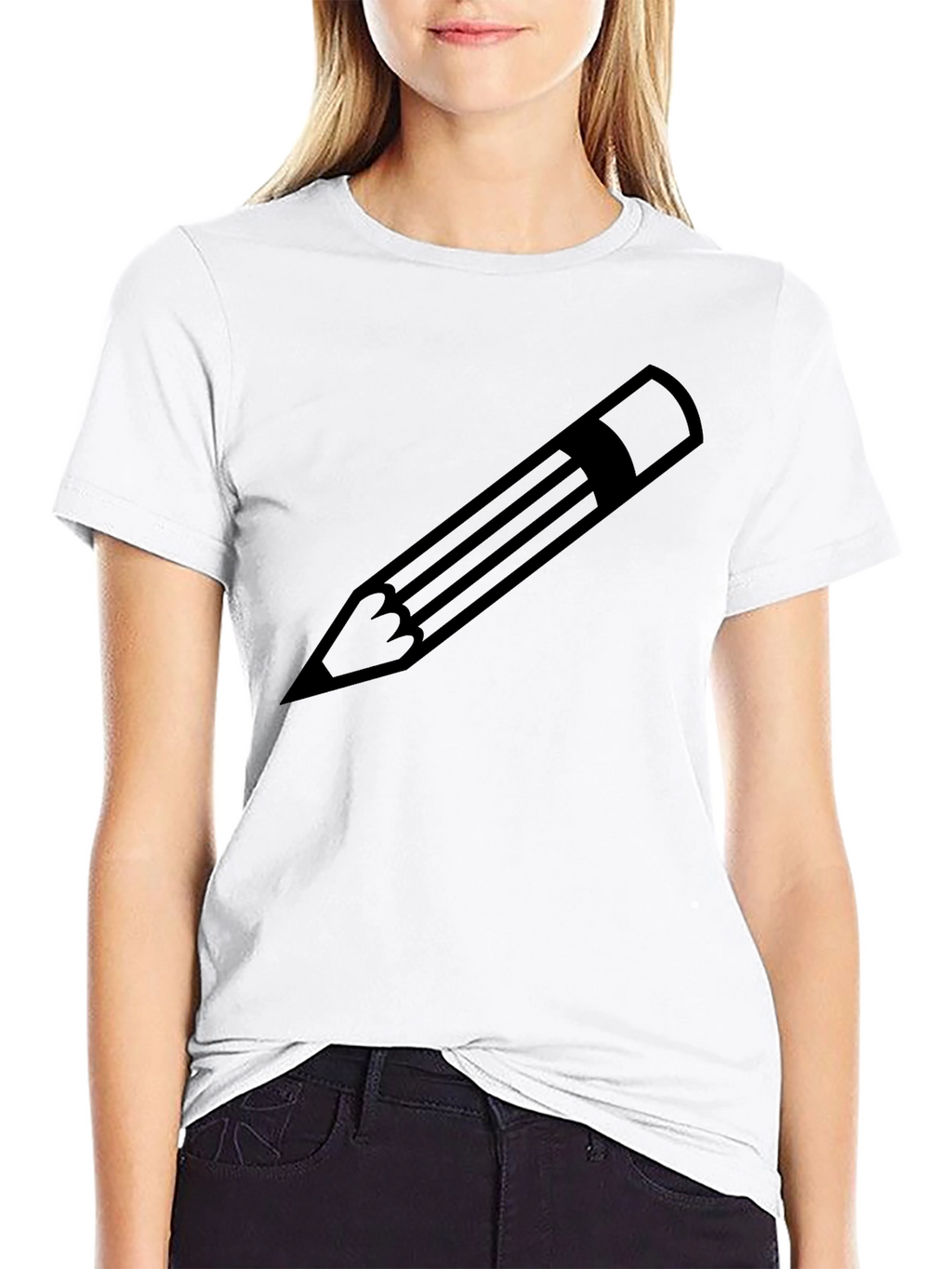 Pencil Graphic T-Shirt - Classic Design