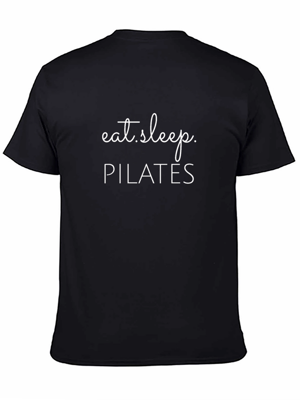 Eat Sleep Pilates T-Shirt - Black Cotton Blend Tee