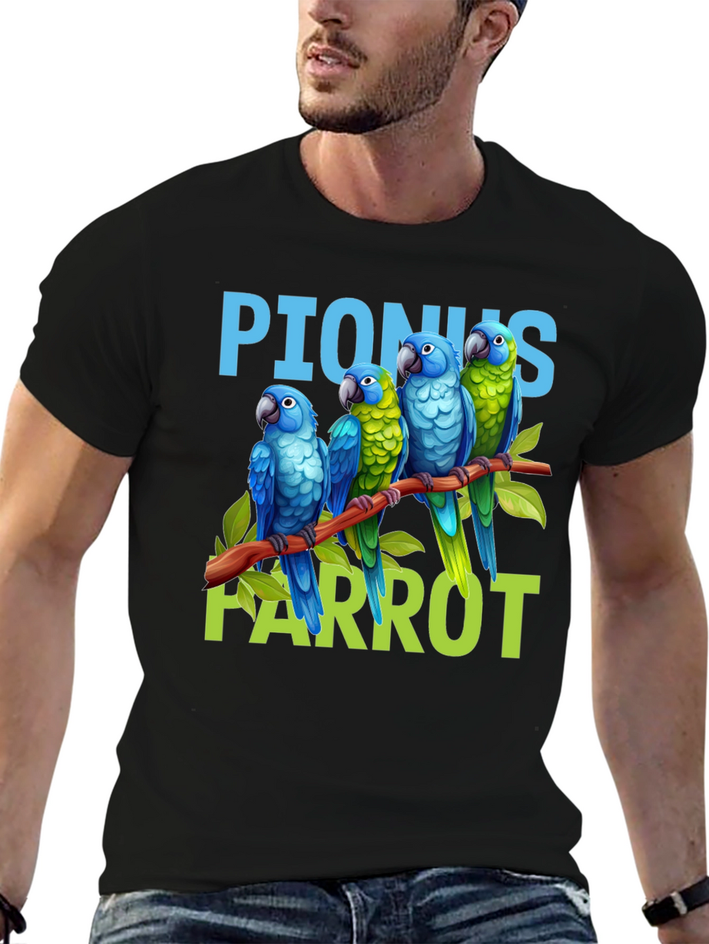 Pionus Parrot Graphic T-Shirt