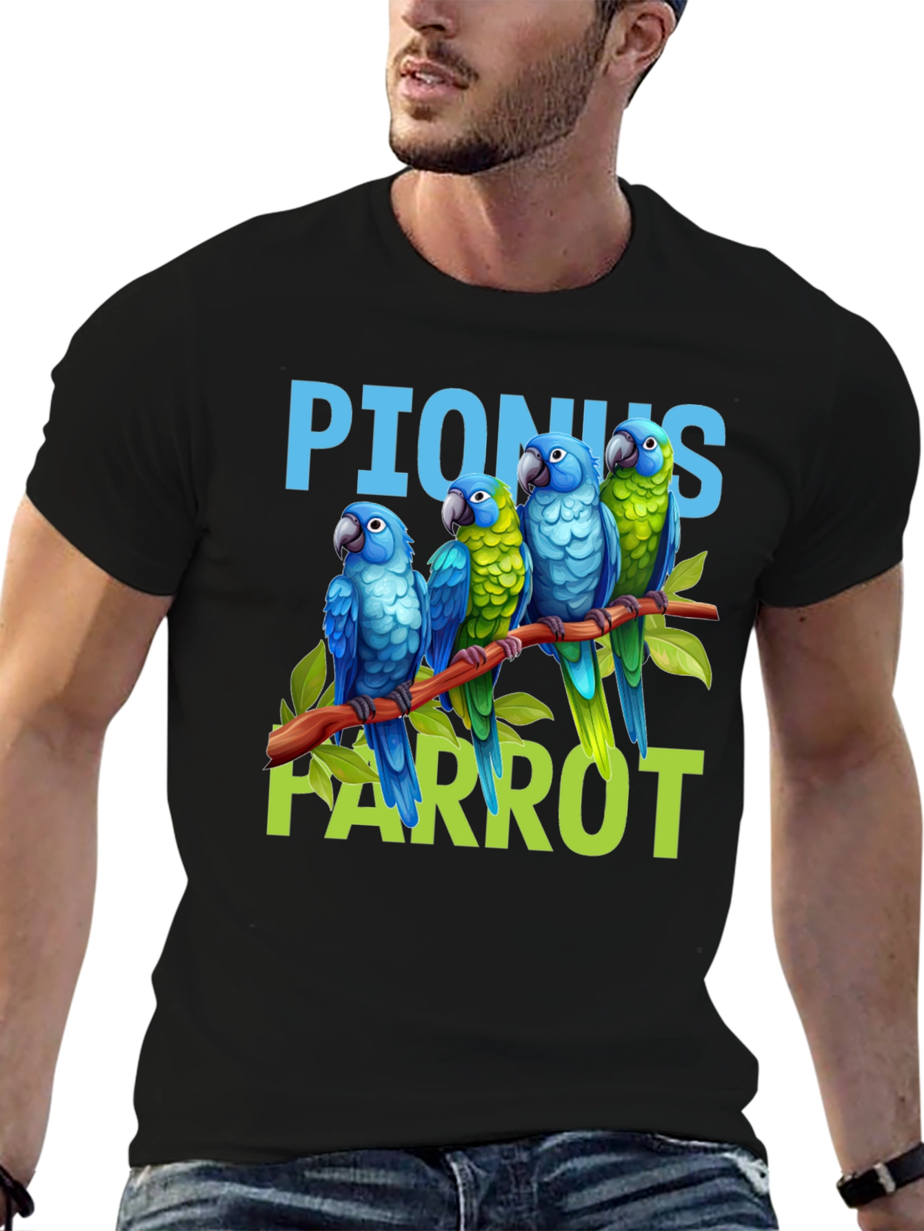 Pionus Parrot Graphic T-Shirt