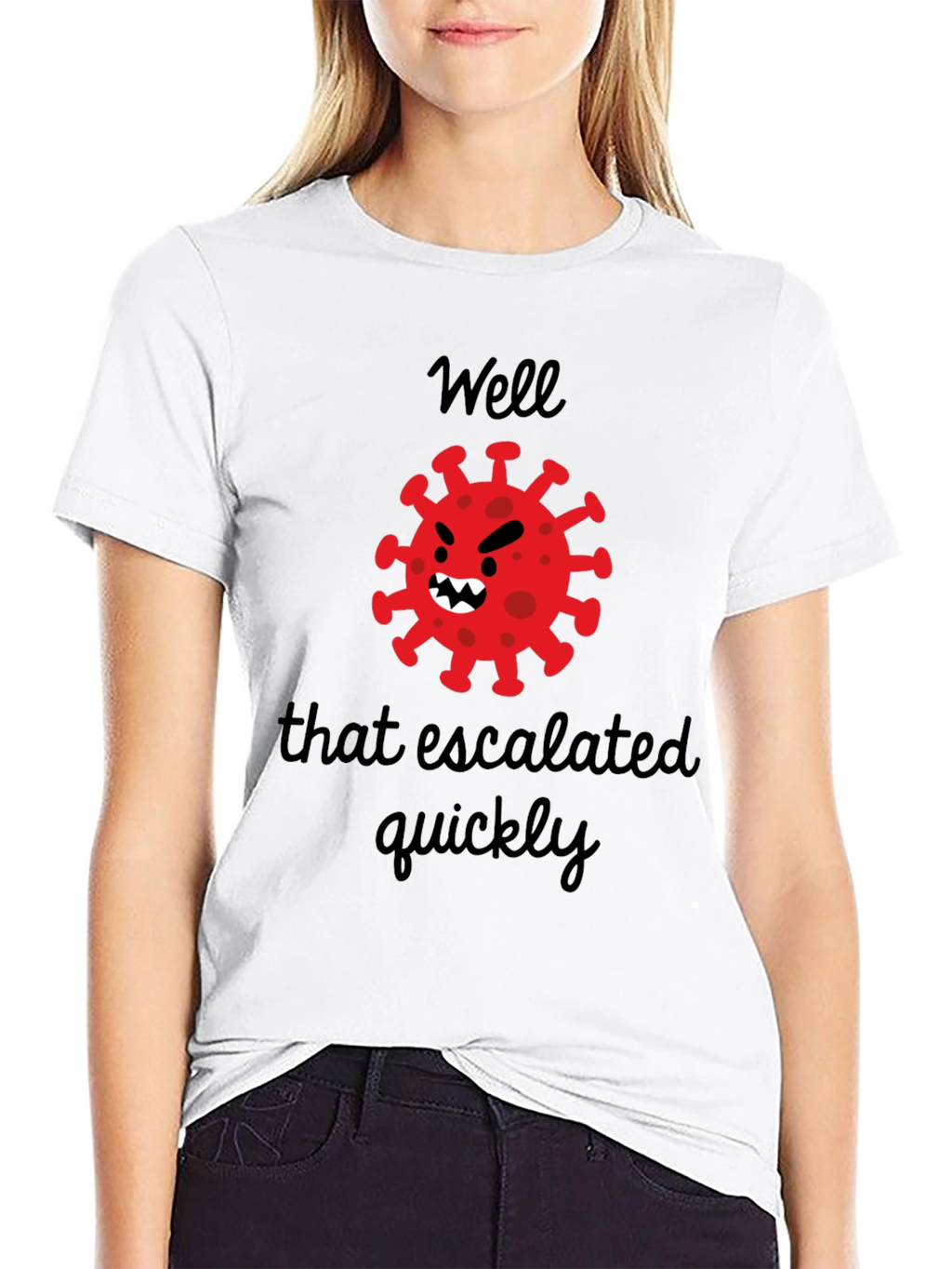 Escalated Quickly Funny Graphic Tee