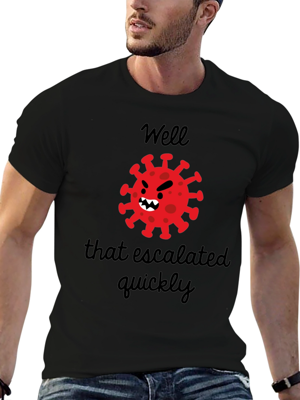 Escalated Quickly Funny Graphic Tee
