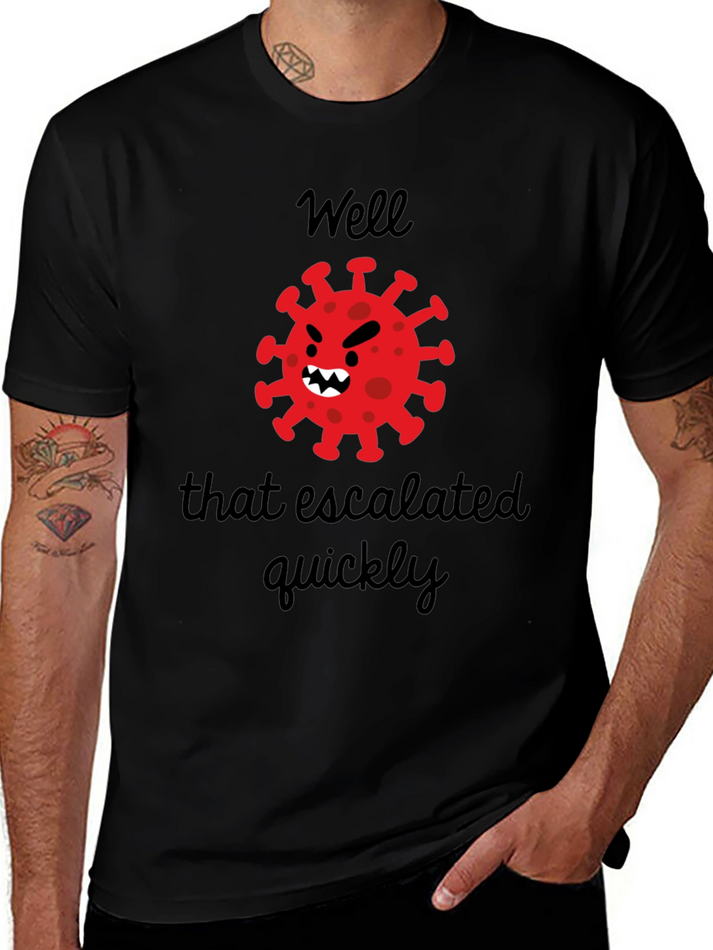 Escalated Quickly Funny Graphic Tee