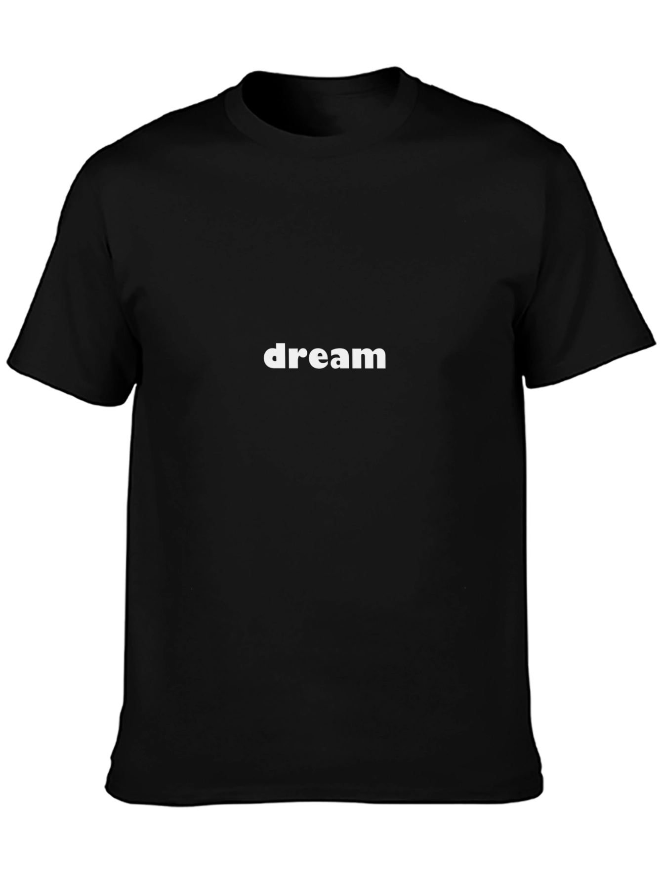 Dream Graphic Black T-Shirt - Soft Cotton Tee