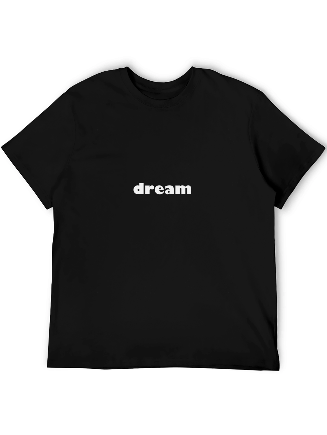 Dream Graphic Black T-Shirt - Soft Cotton Tee