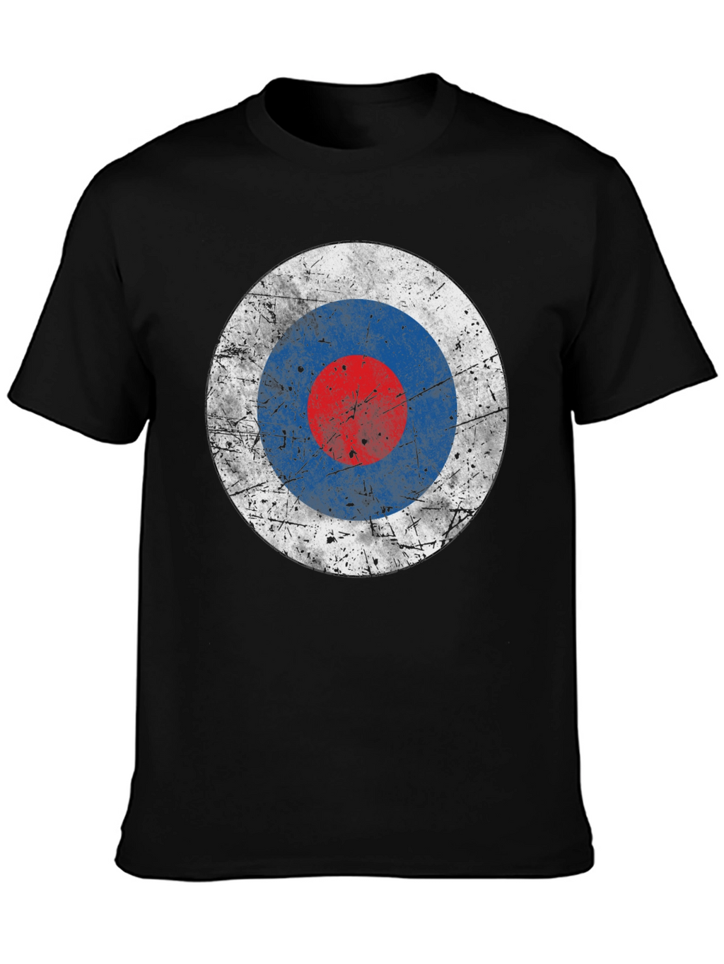 Retro Target Graphic T-Shirt - Black