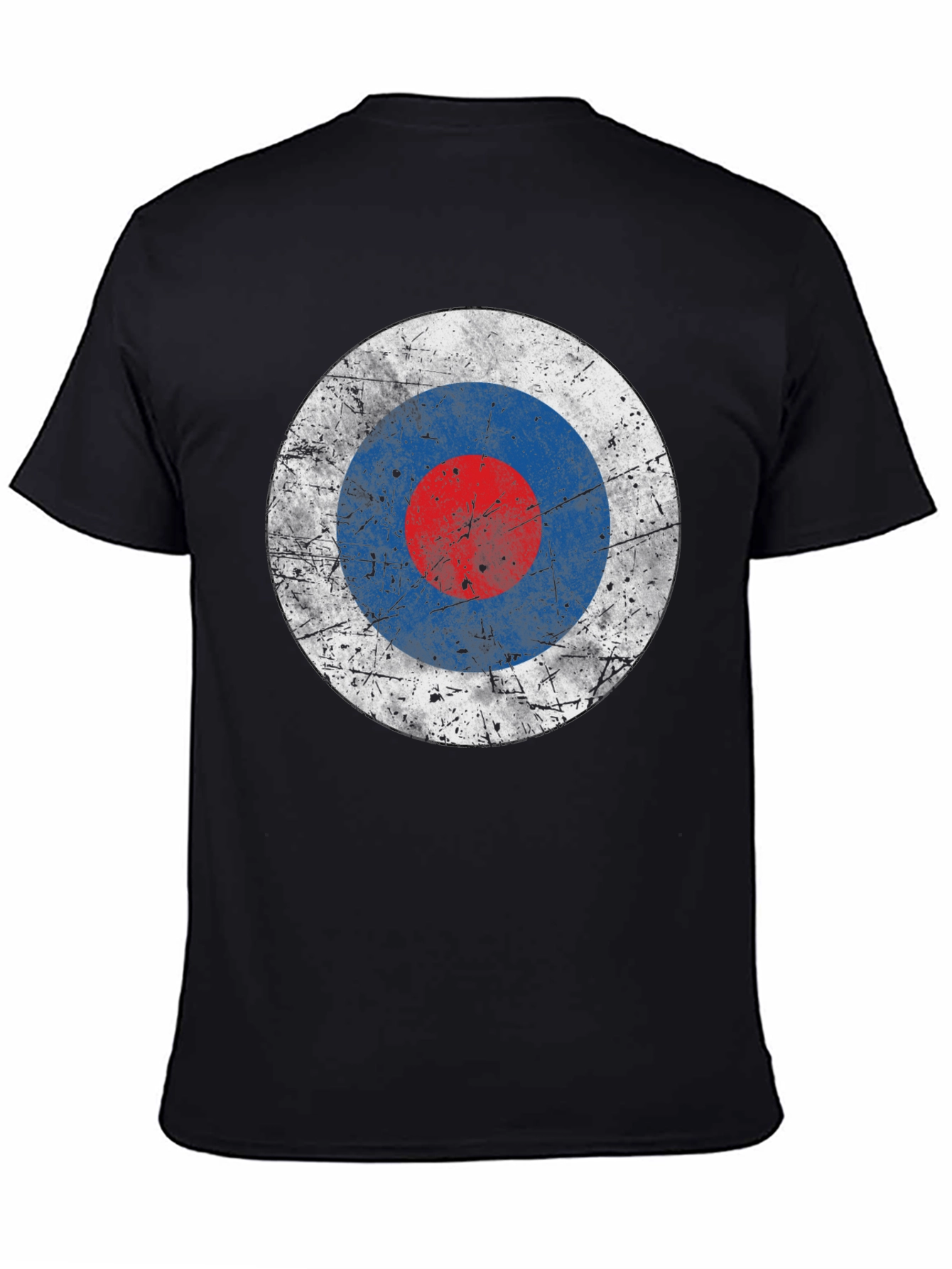 Retro Target Graphic T-Shirt - Black