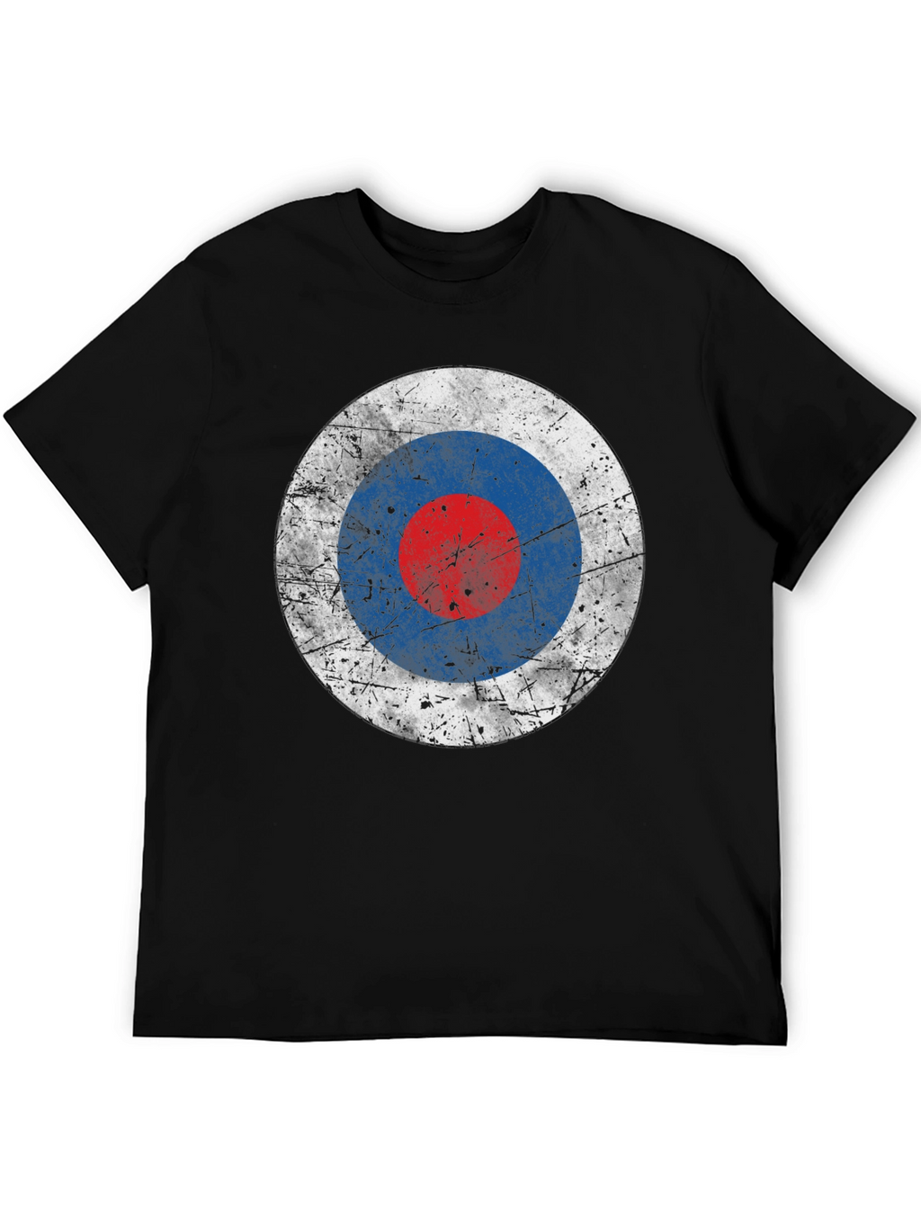 Retro Target Graphic T-Shirt - Black